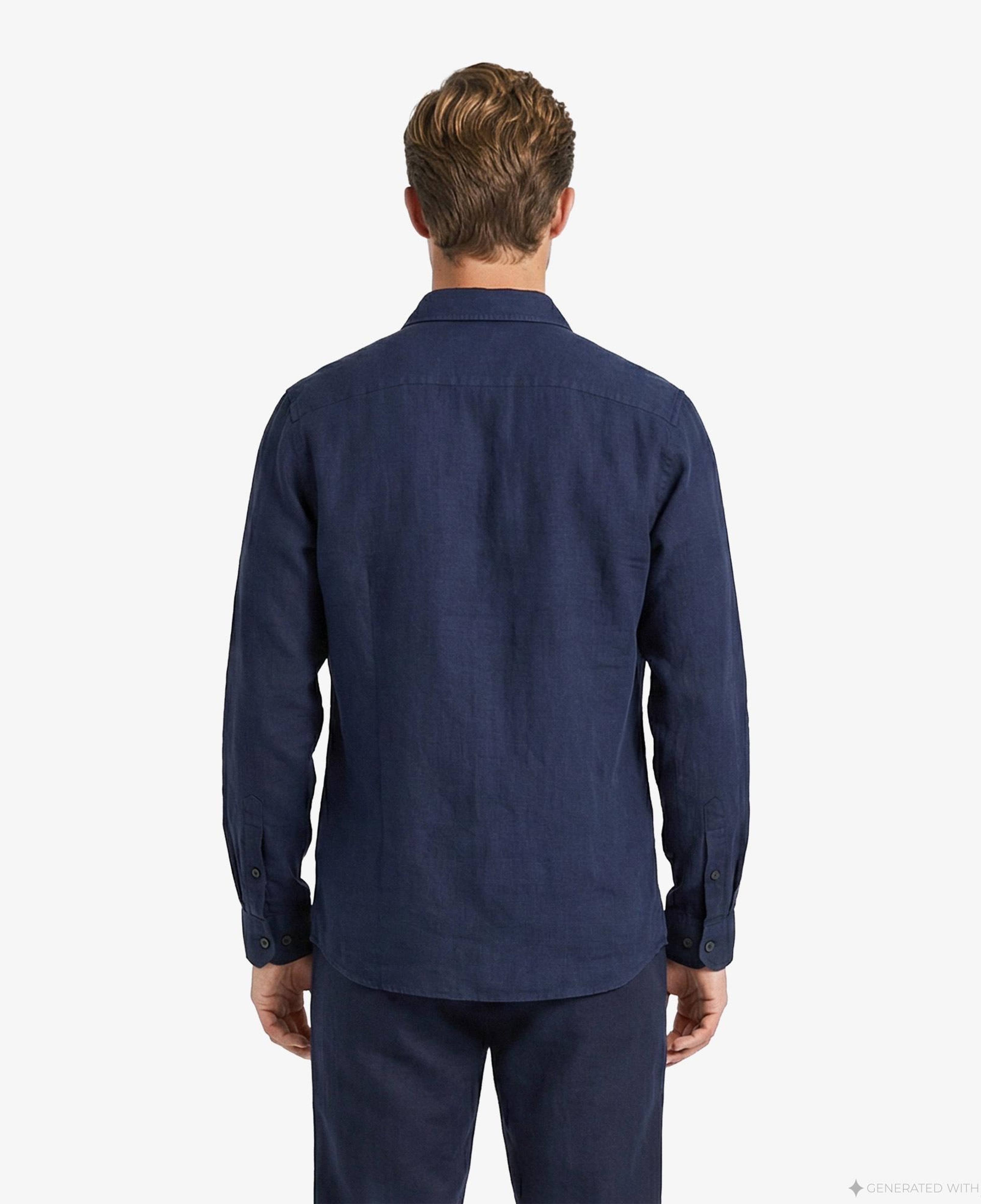 Nautica Erkek Lacivert Regular Fit Gömlek