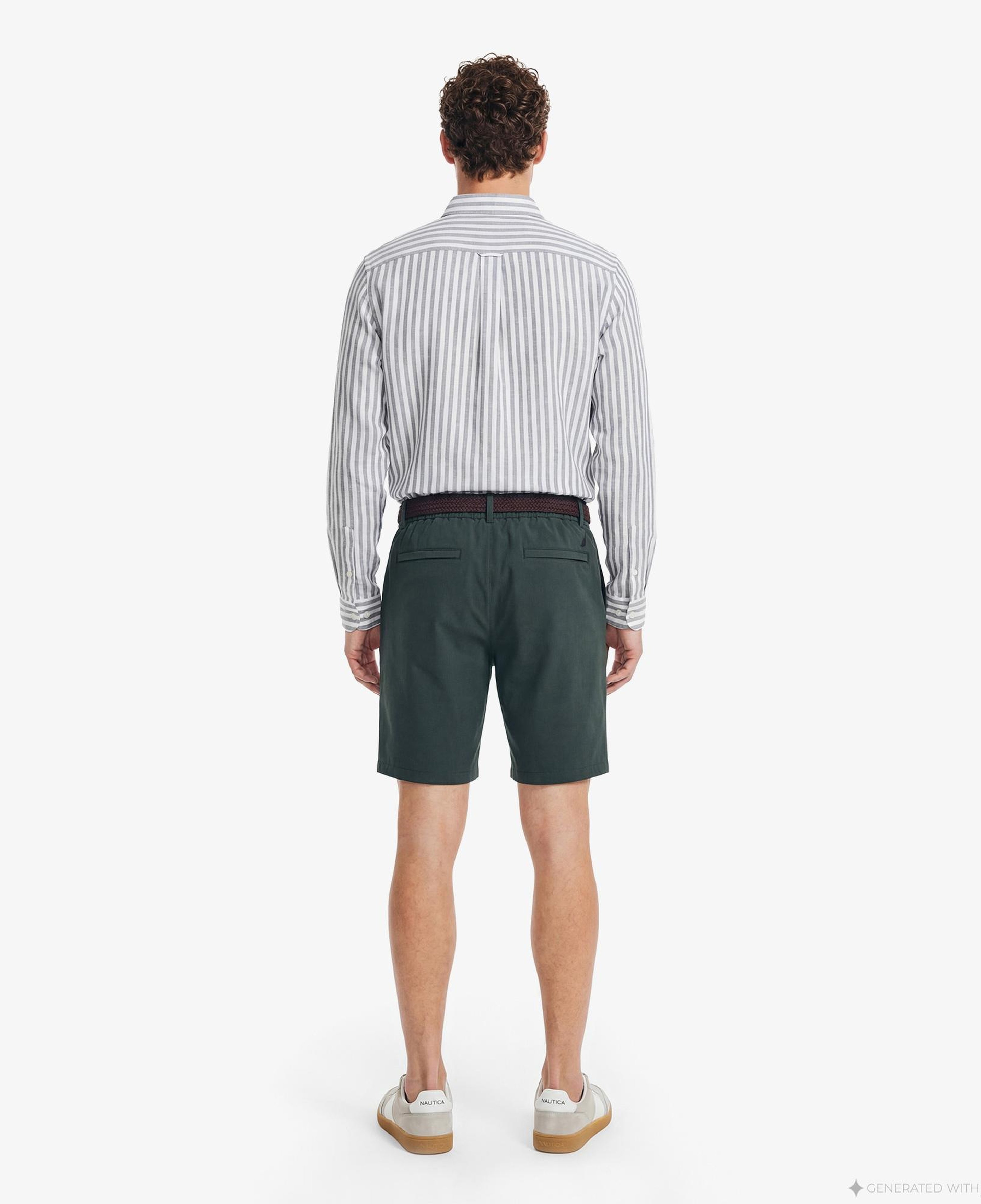 Nautica Erkek Yeşil Regular Fit Şort