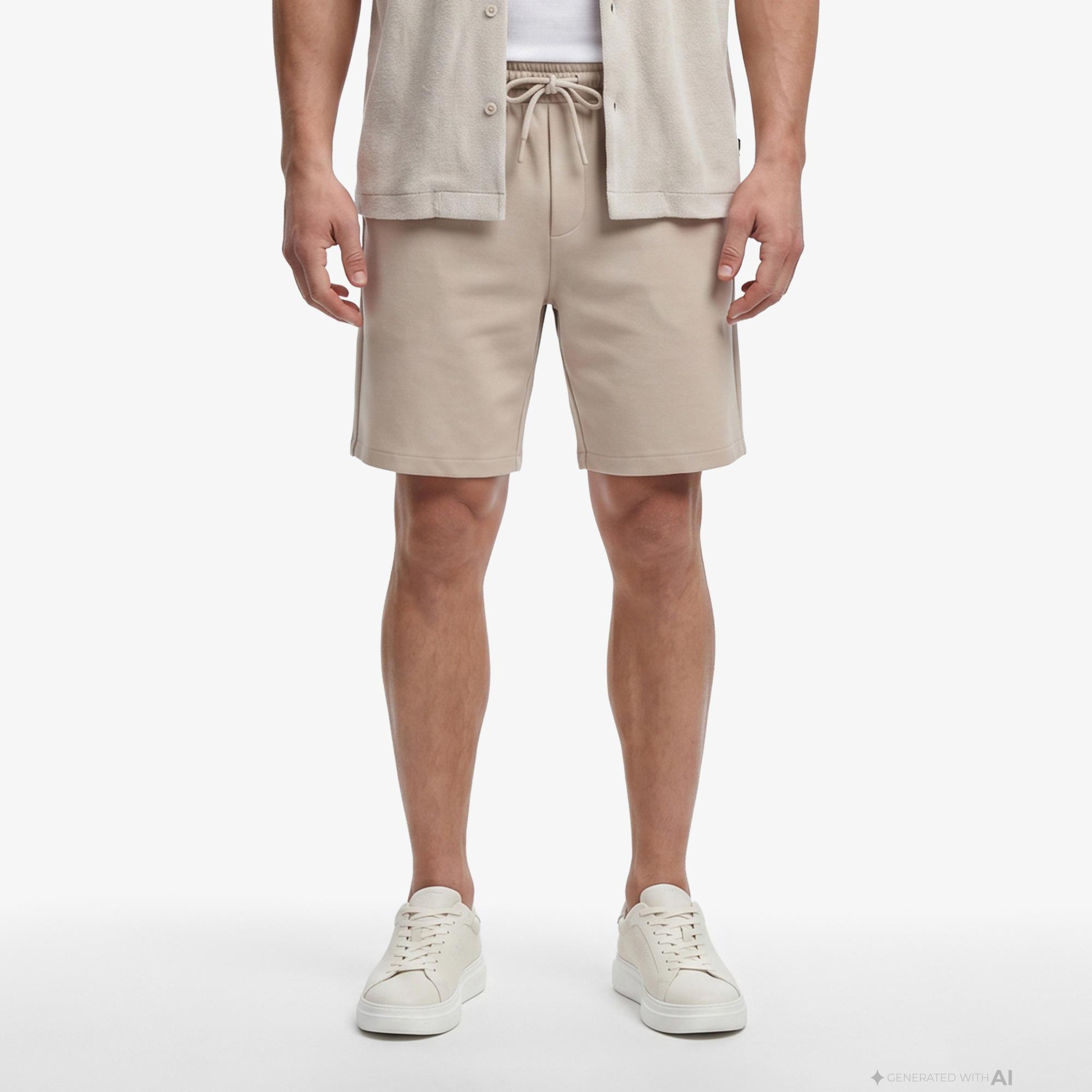 Nautica Erkek Bej Regular Fit Şort