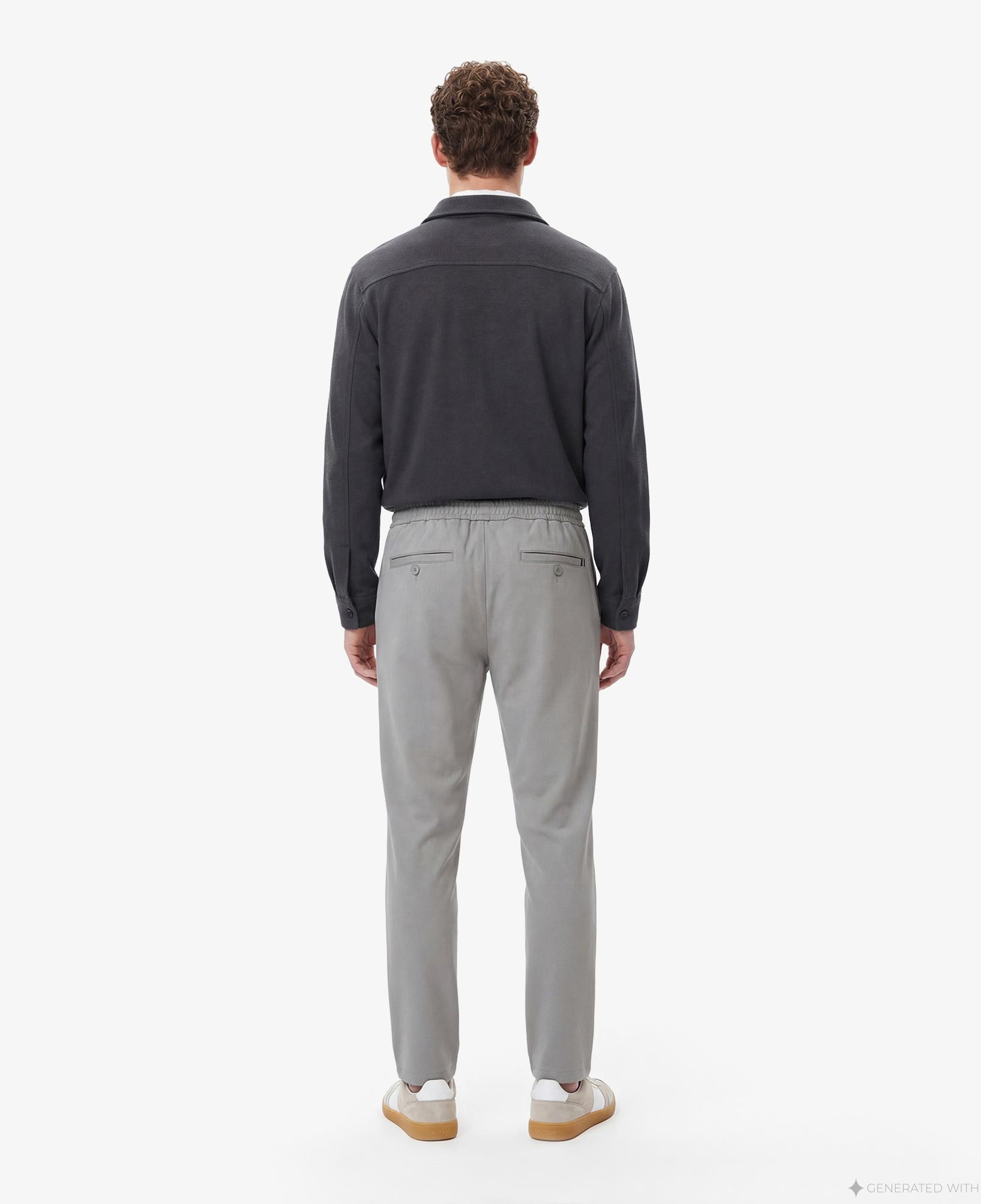 Nautica Erkek Gri Slim Fit Pantolon