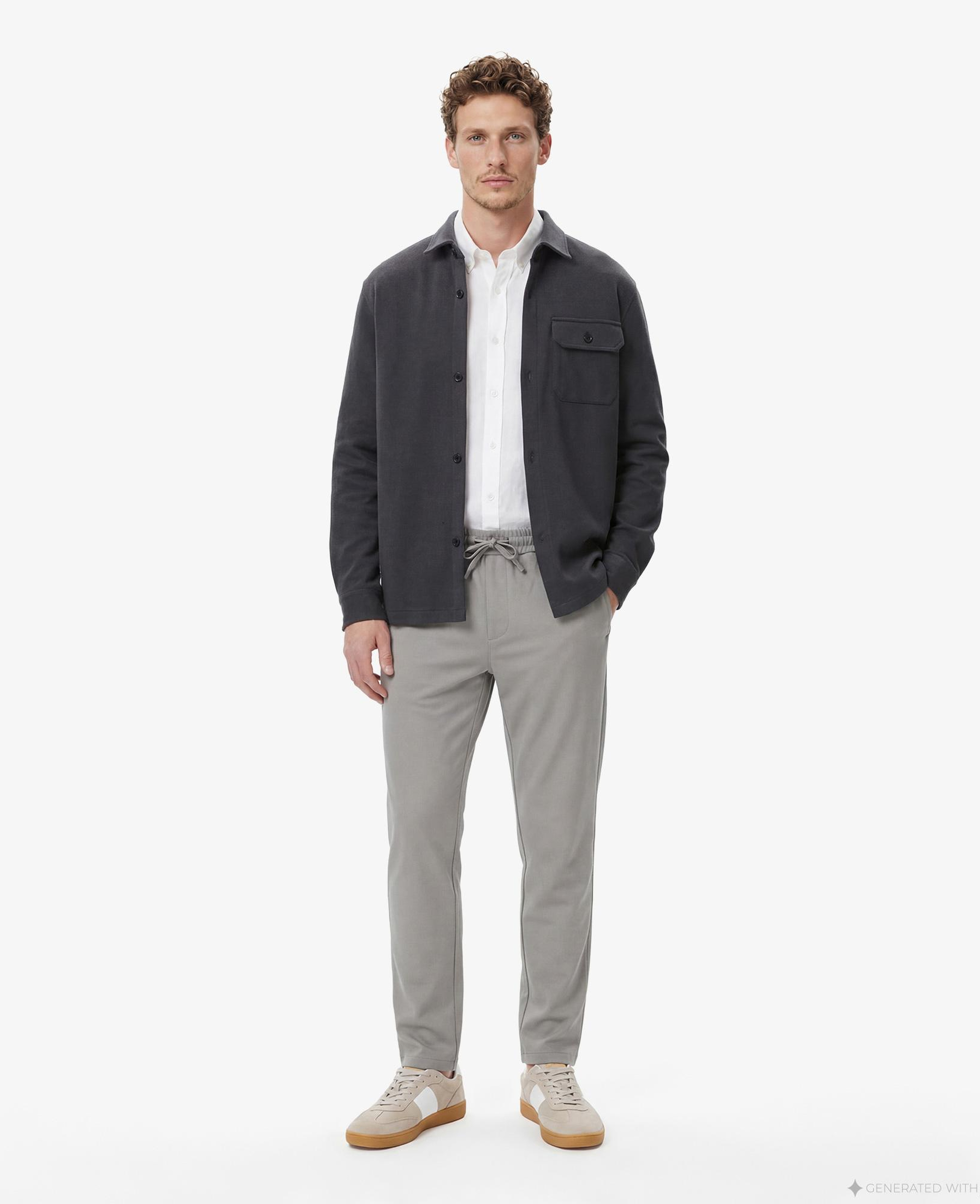 Nautica Erkek Gri Slim Fit Pantolon