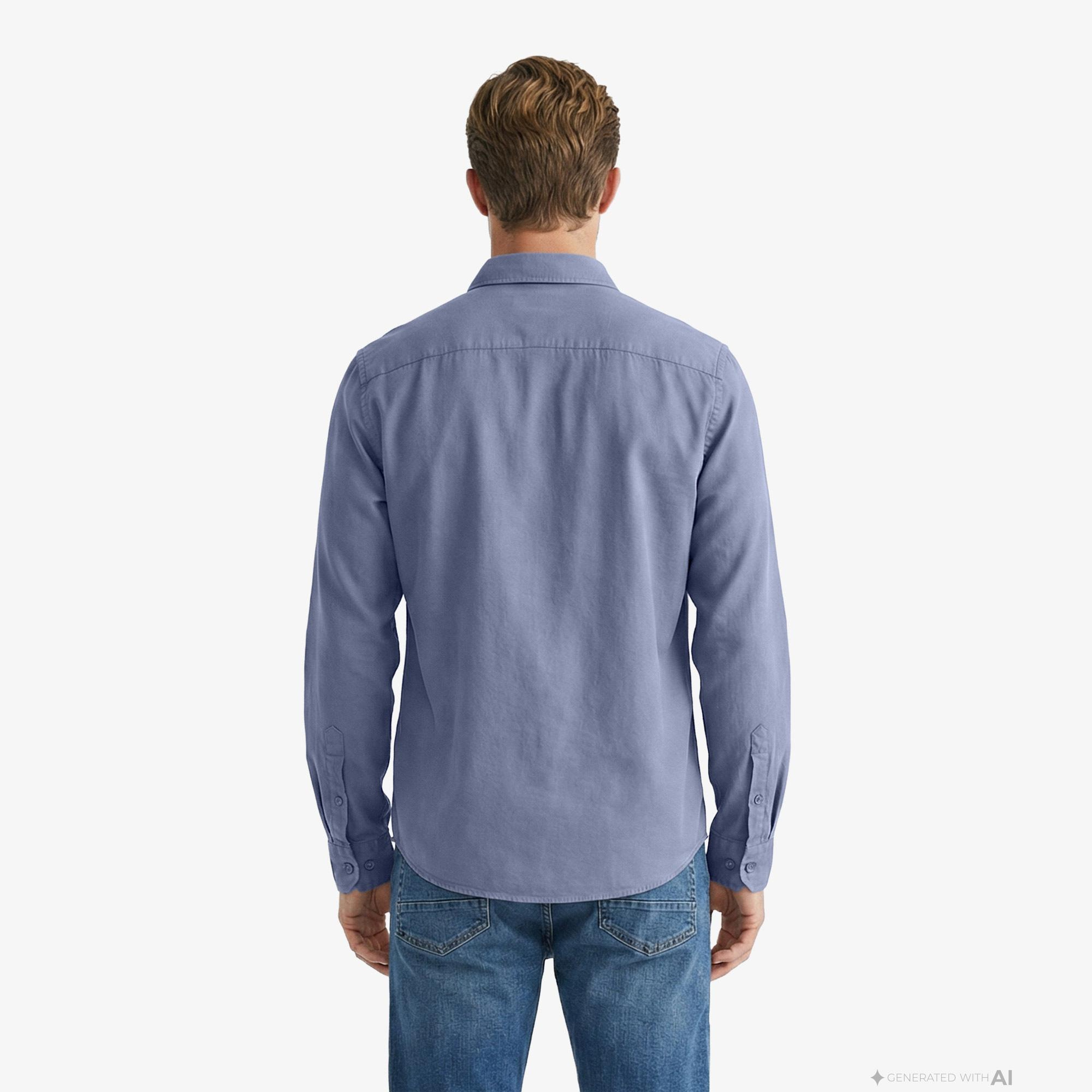 Nautica Erkek Mavi Regular Fit Gömlek