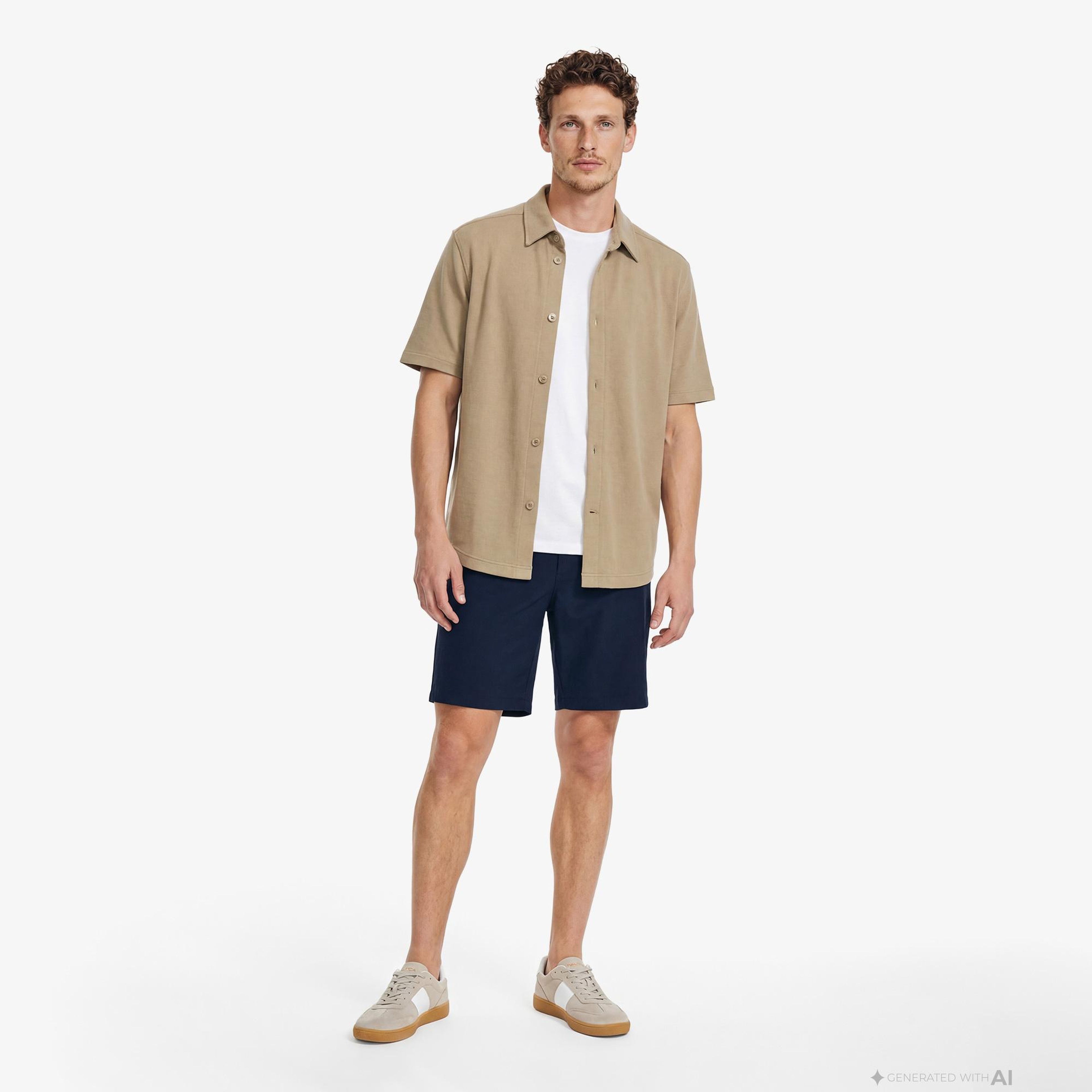 Nautica Erkek Lacivert Regular Fit Şort