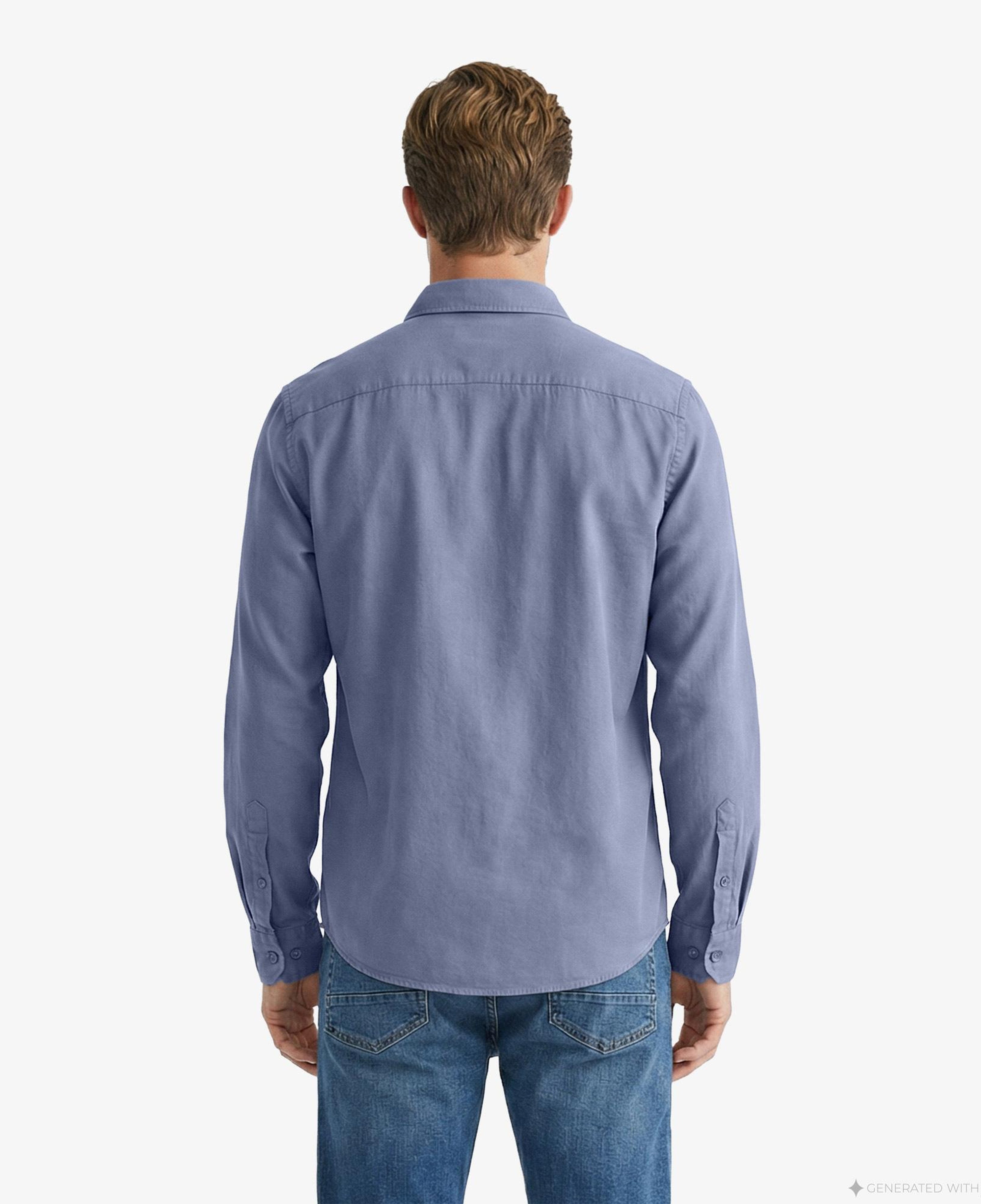 Nautica Erkek Mavi Regular Fit Gömlek