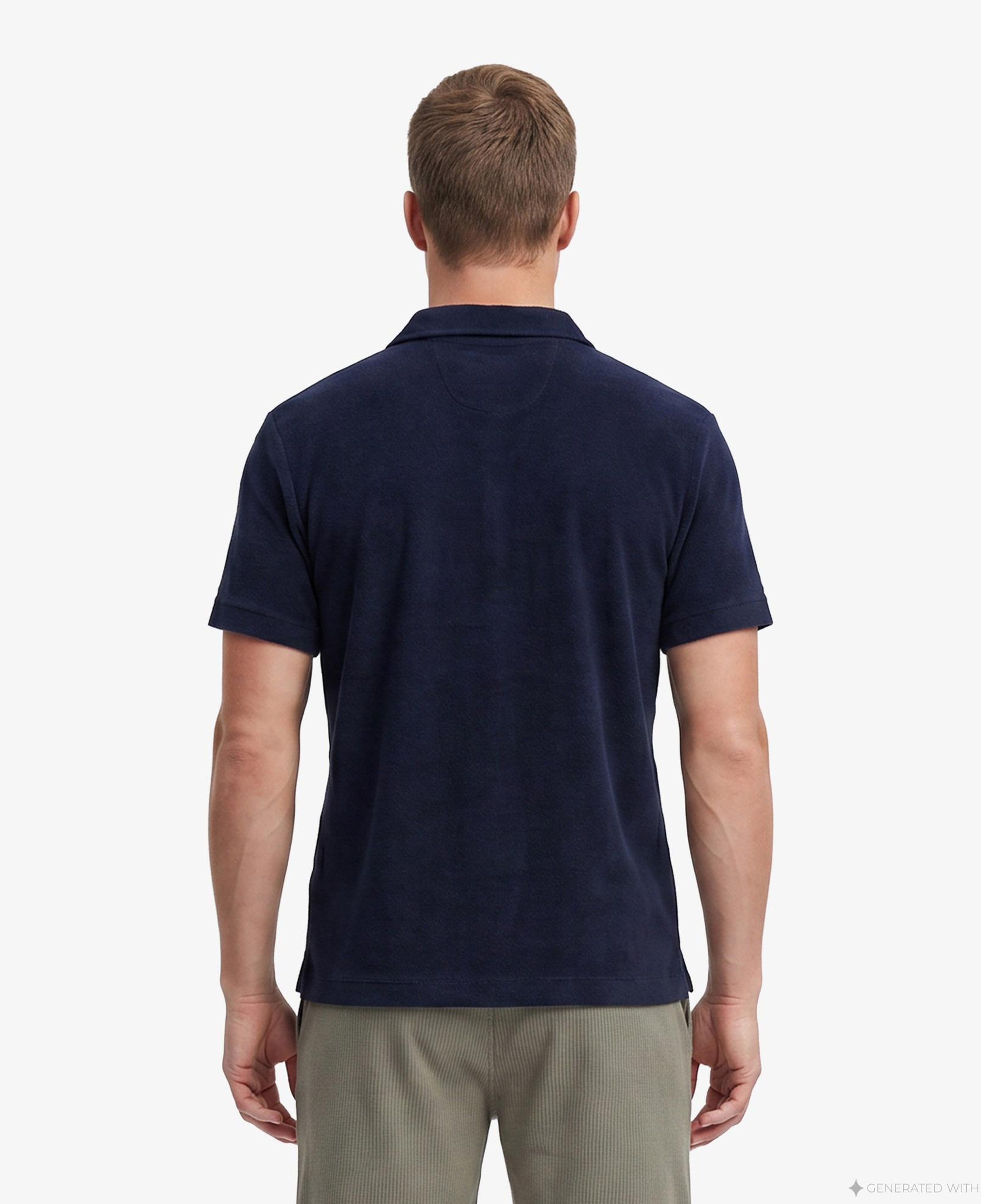 Nautica Erkek Lacivert Regular Fit Kısa Kollu Gömlek
