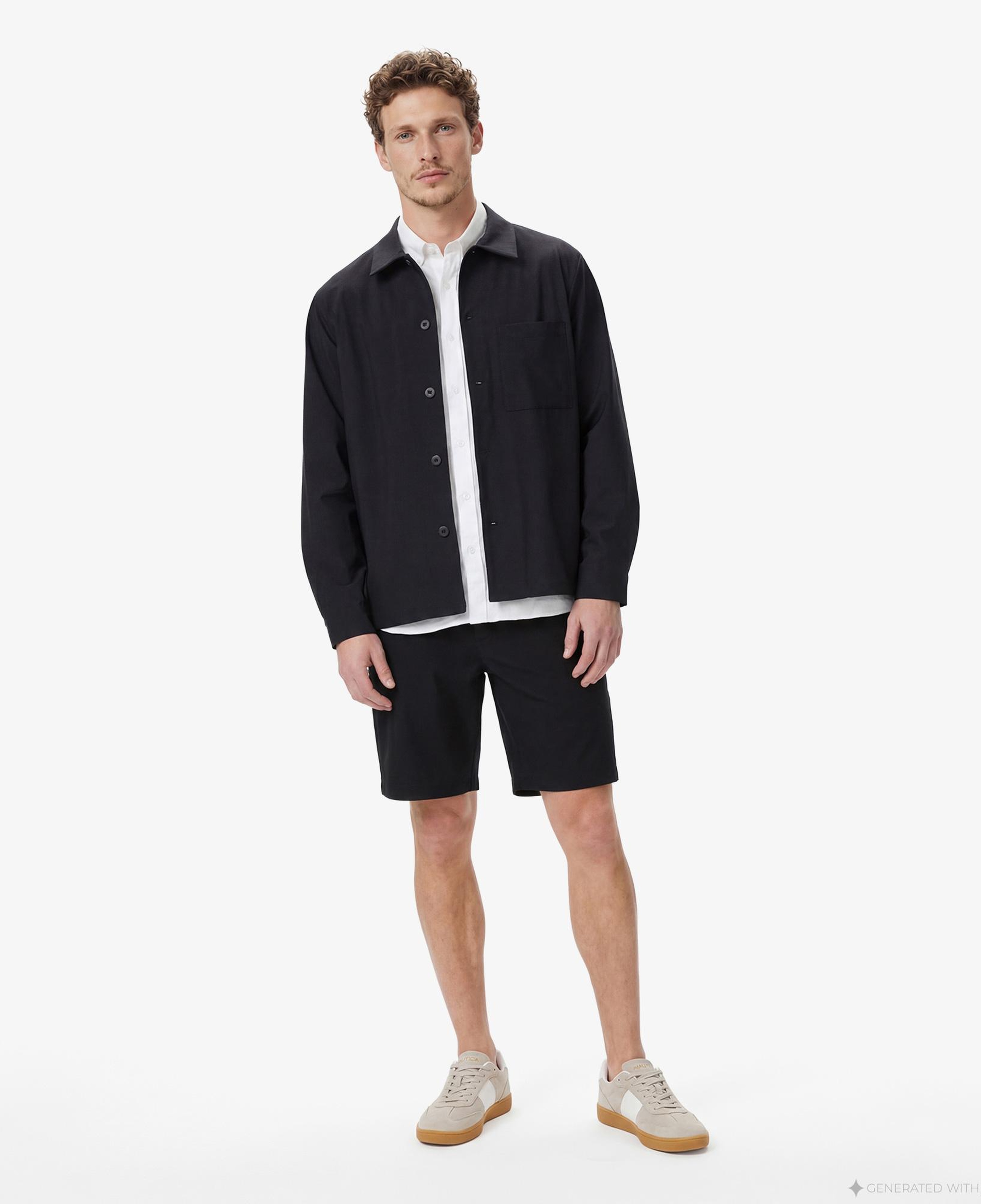 Nautica Erkek Siyah Regular Fit Şort
