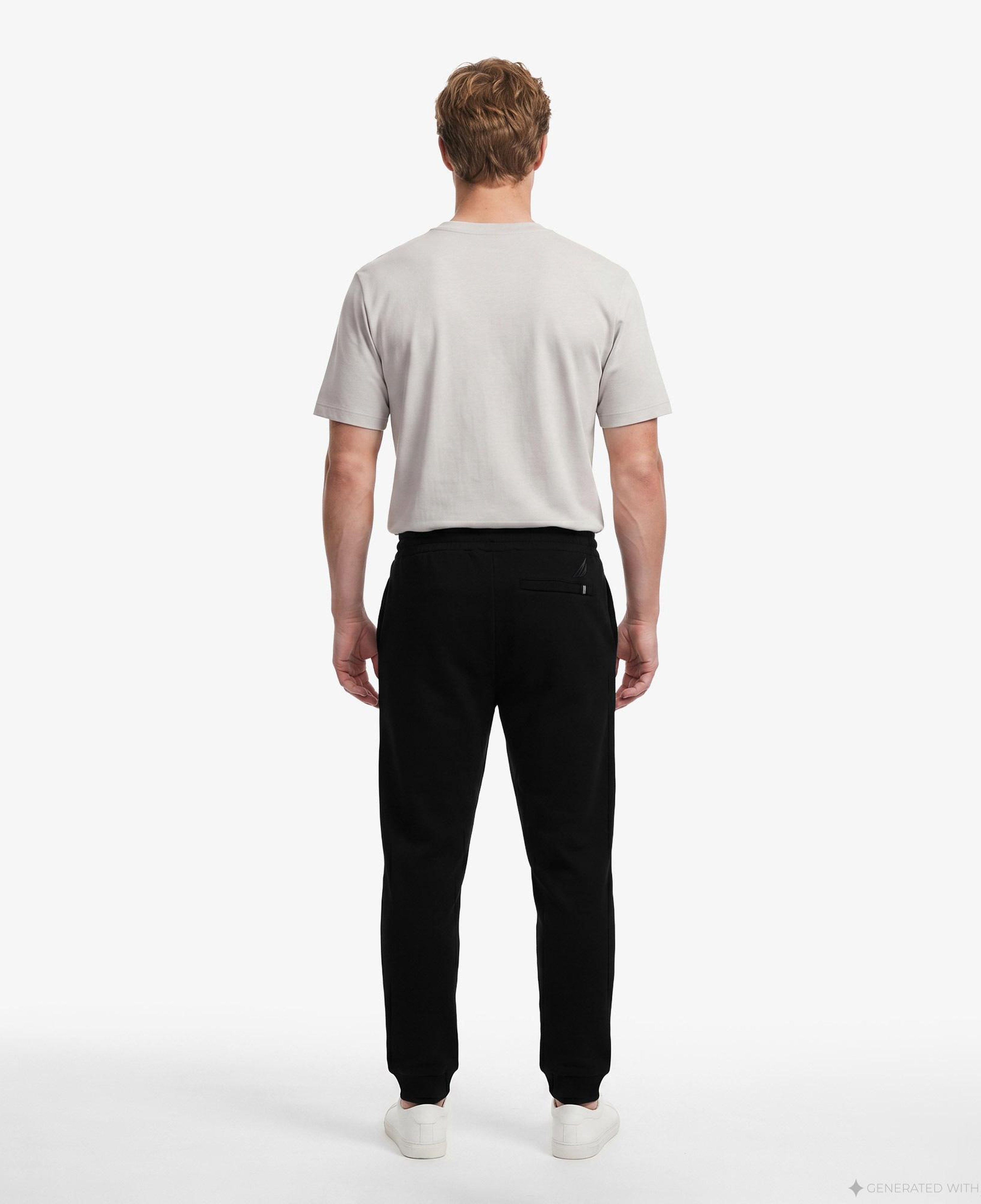 Nautica Erkek Siyah Regular Fit Eşofman Altı