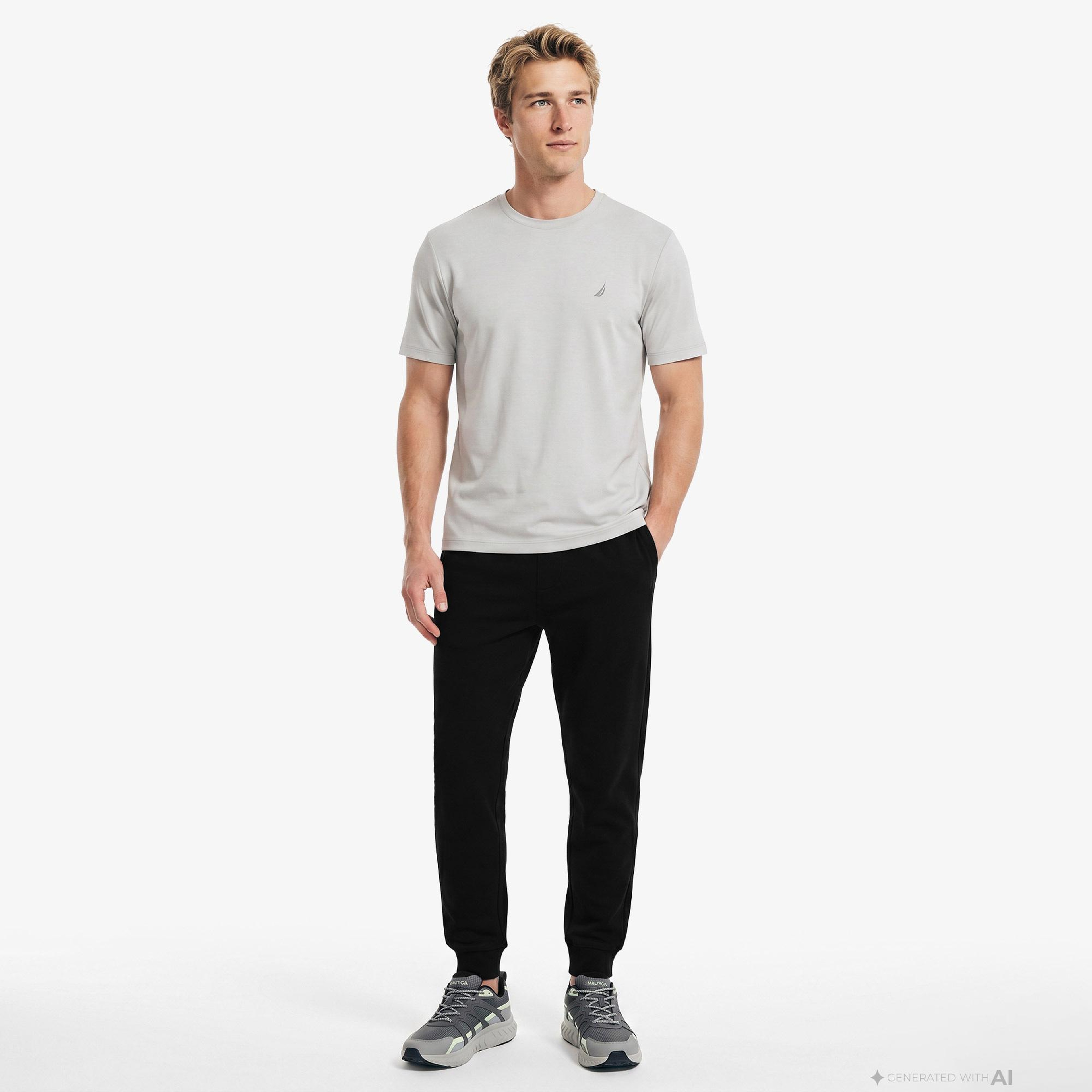 Nautica Erkek Siyah Regular Fit Eşofman Altı