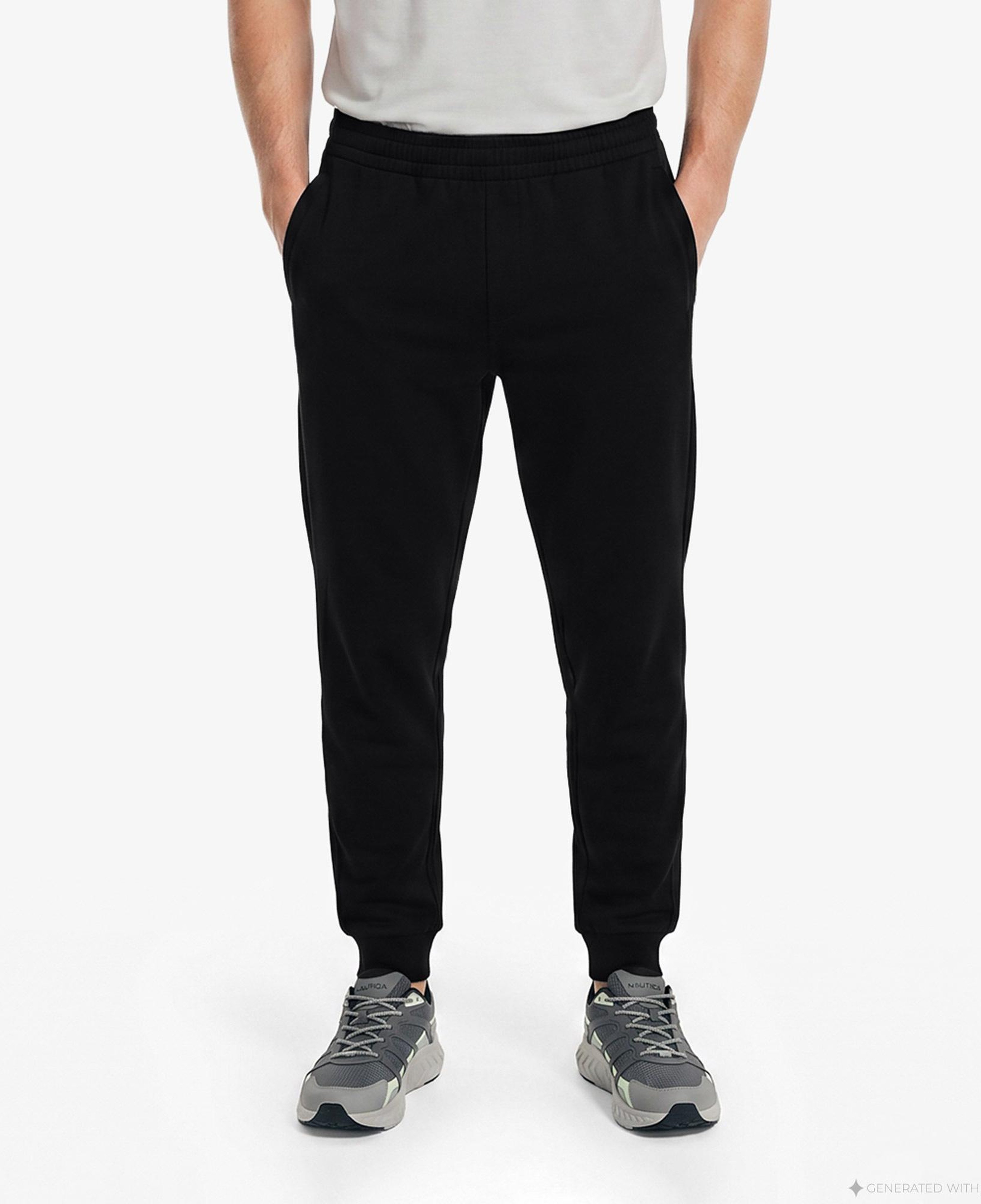 Nautica Erkek Siyah Regular Fit Eşofman Altı