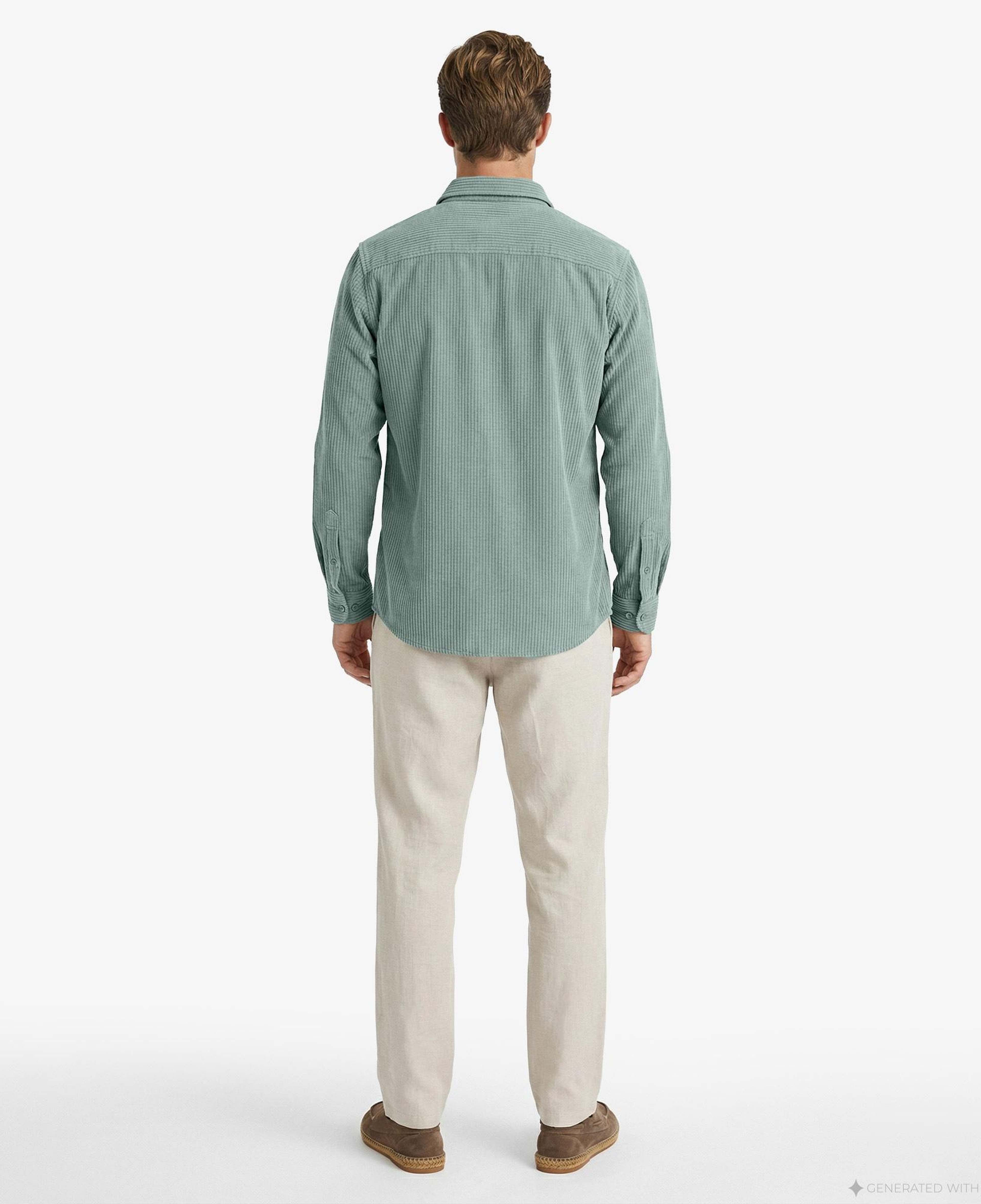 Nautica Erkek Yeşil Regular Fit Gömlek
