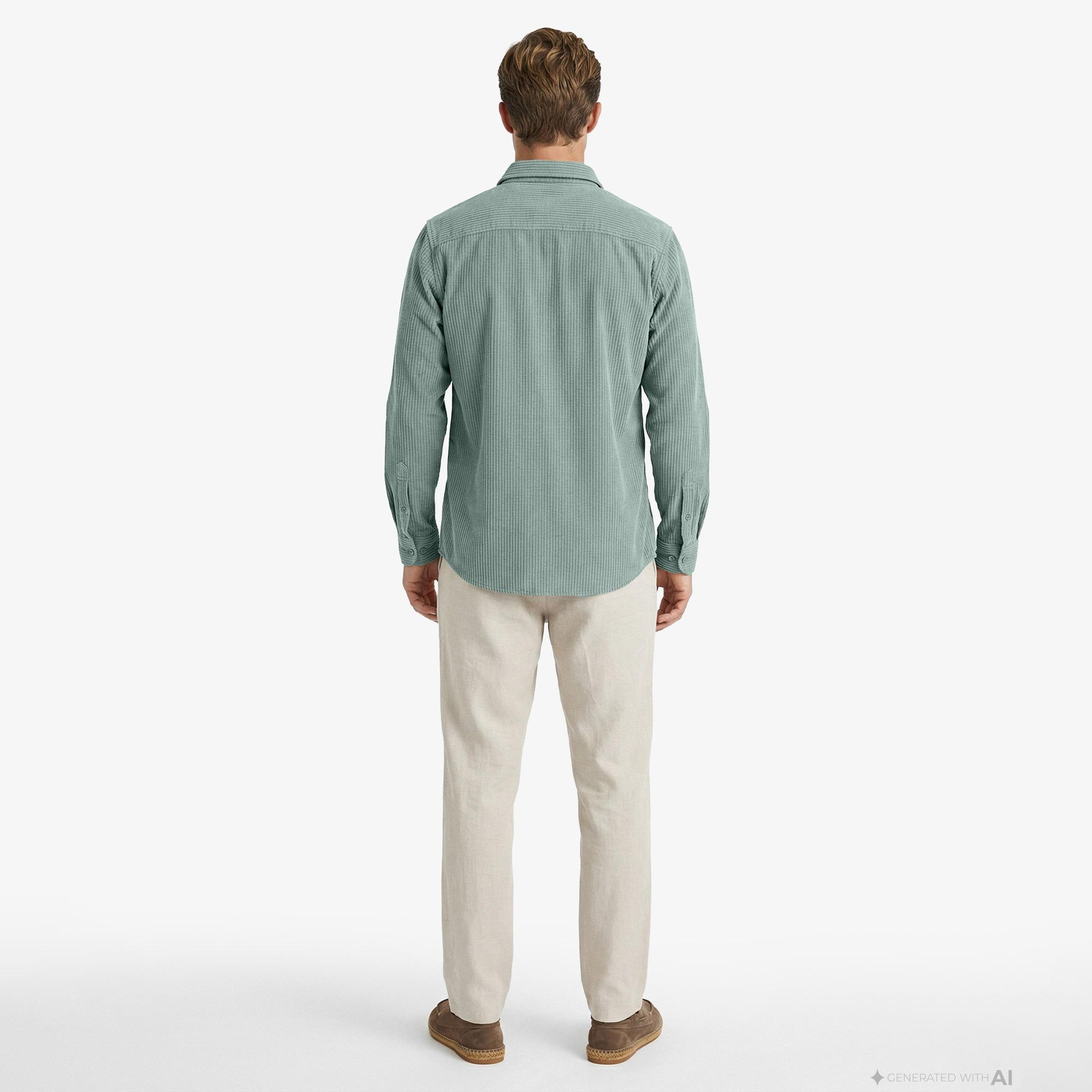 Nautica Erkek Yeşil Regular Fit Gömlek