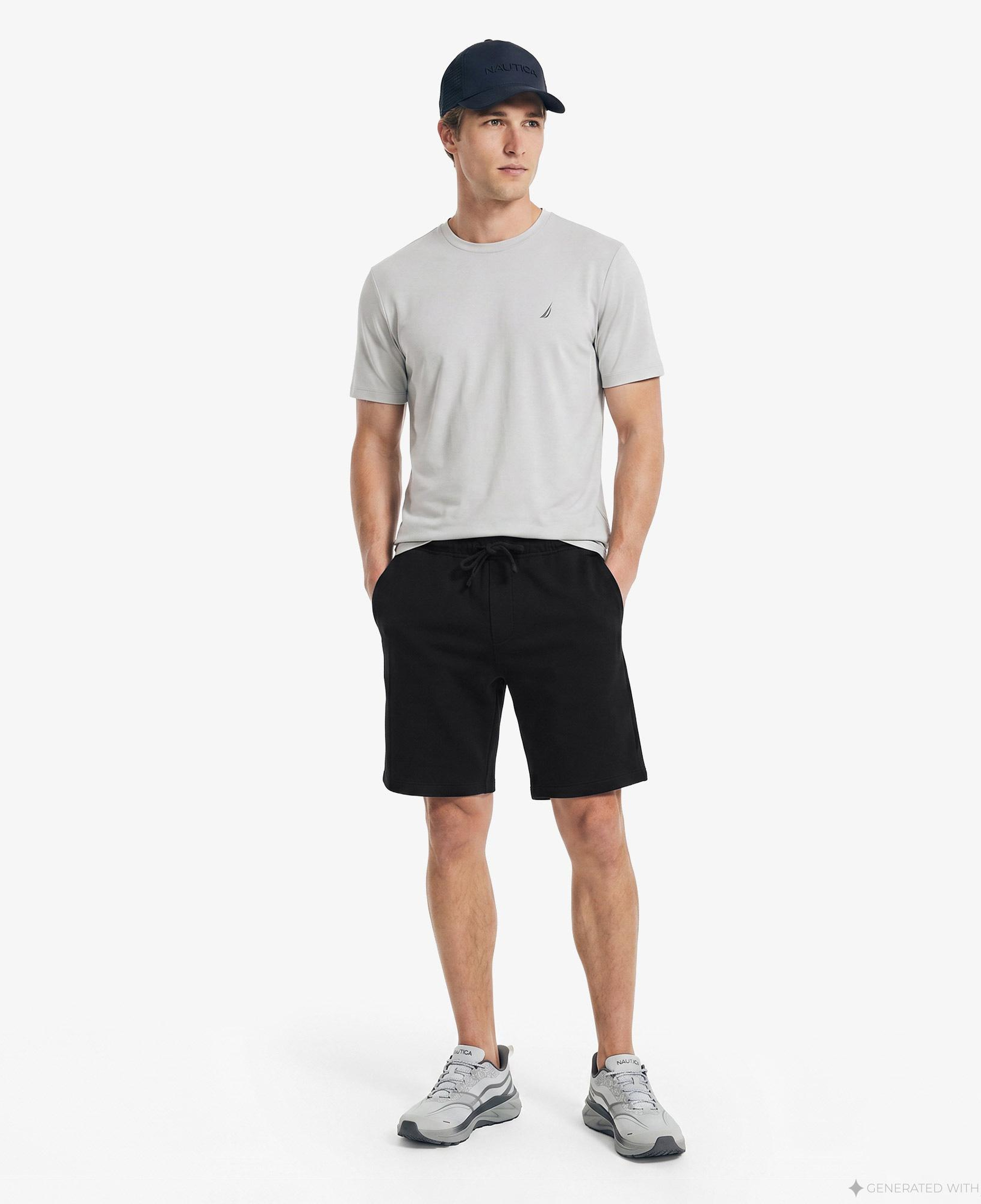 Nautica Erkek Siyah Regular Fit Şort