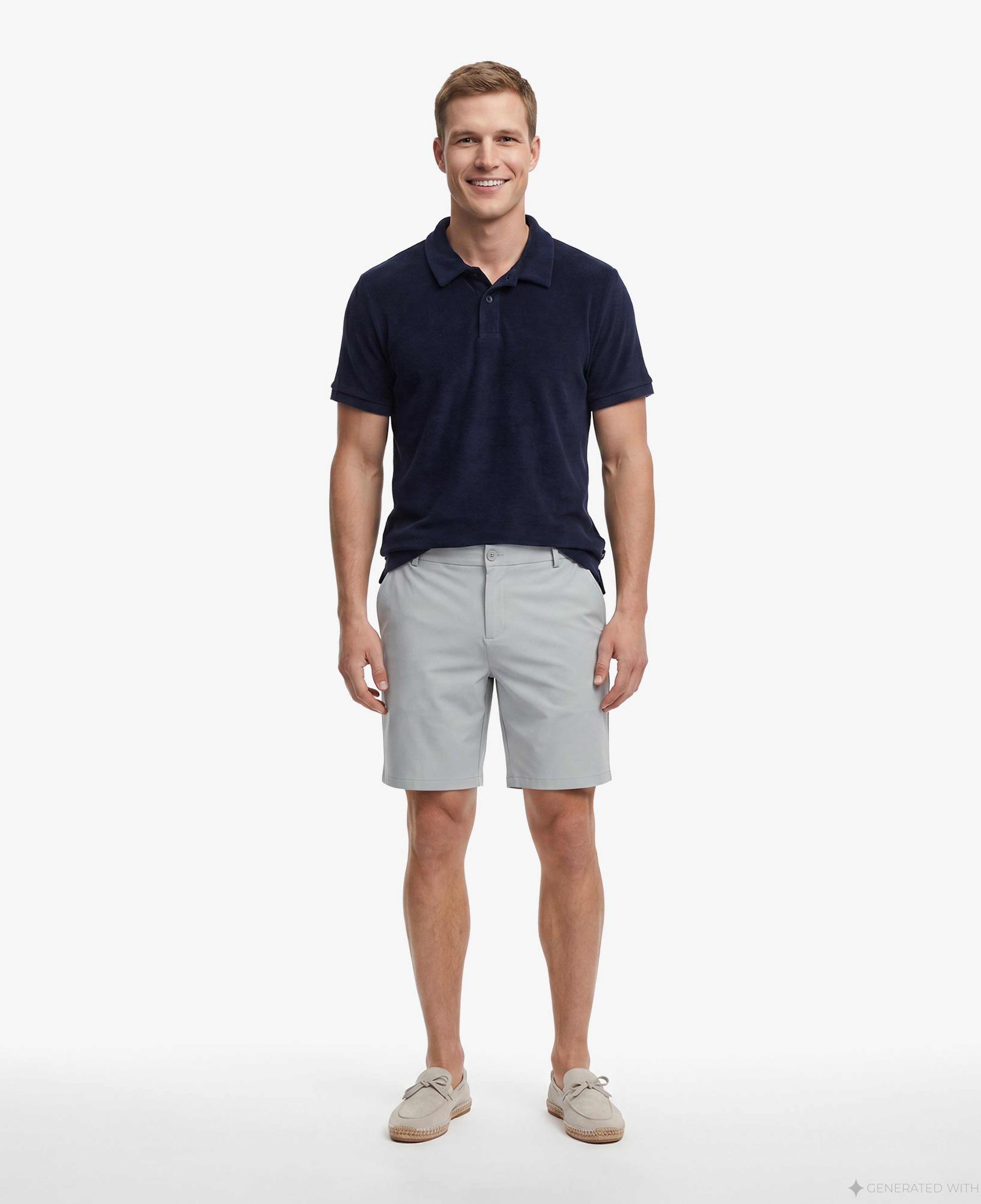 Nautica Erkek Lacivert Regular Fit Havlu Polo Yaka T-Shirt