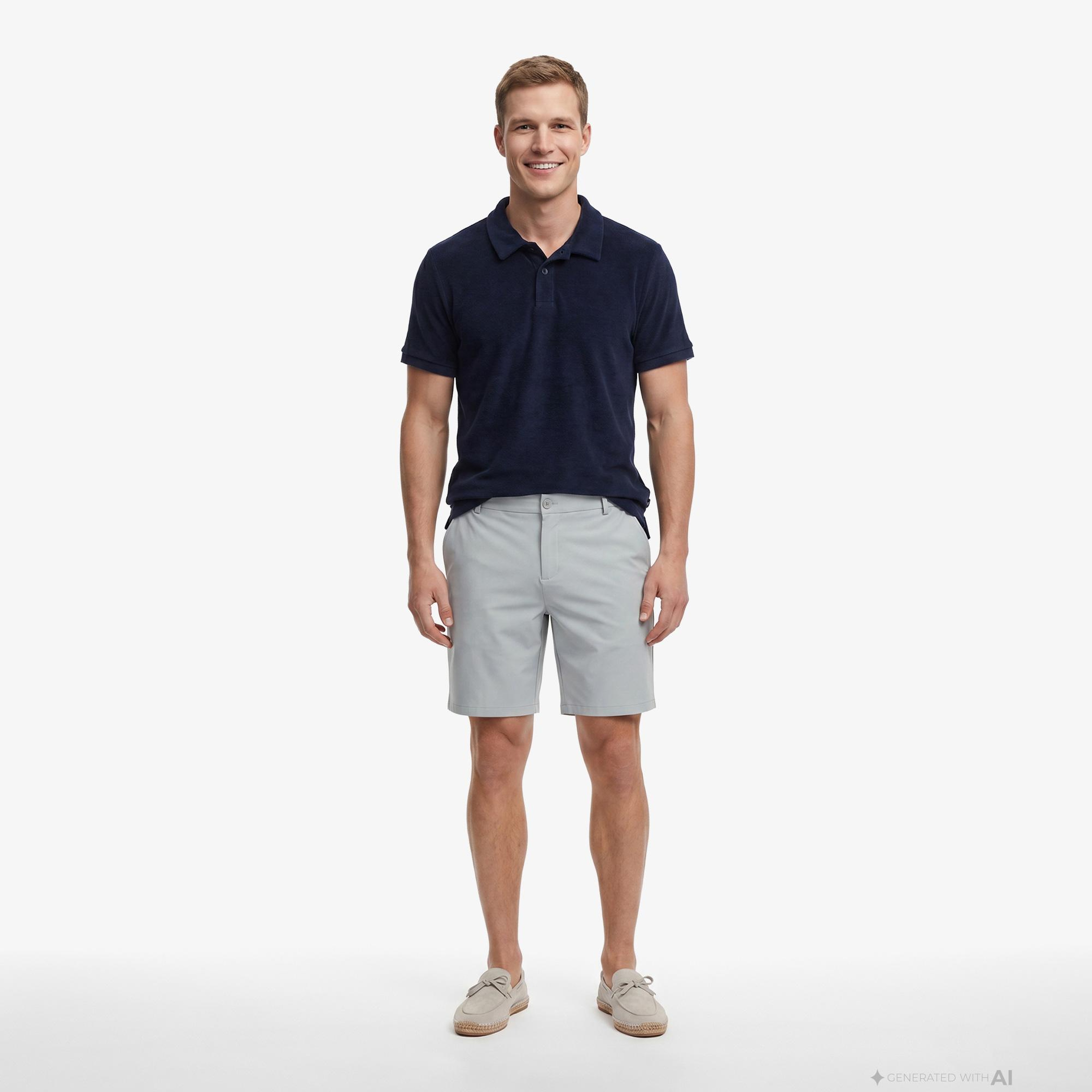 Nautica Erkek Lacivert Regular Fit Havlu Polo Yaka T-Shirt