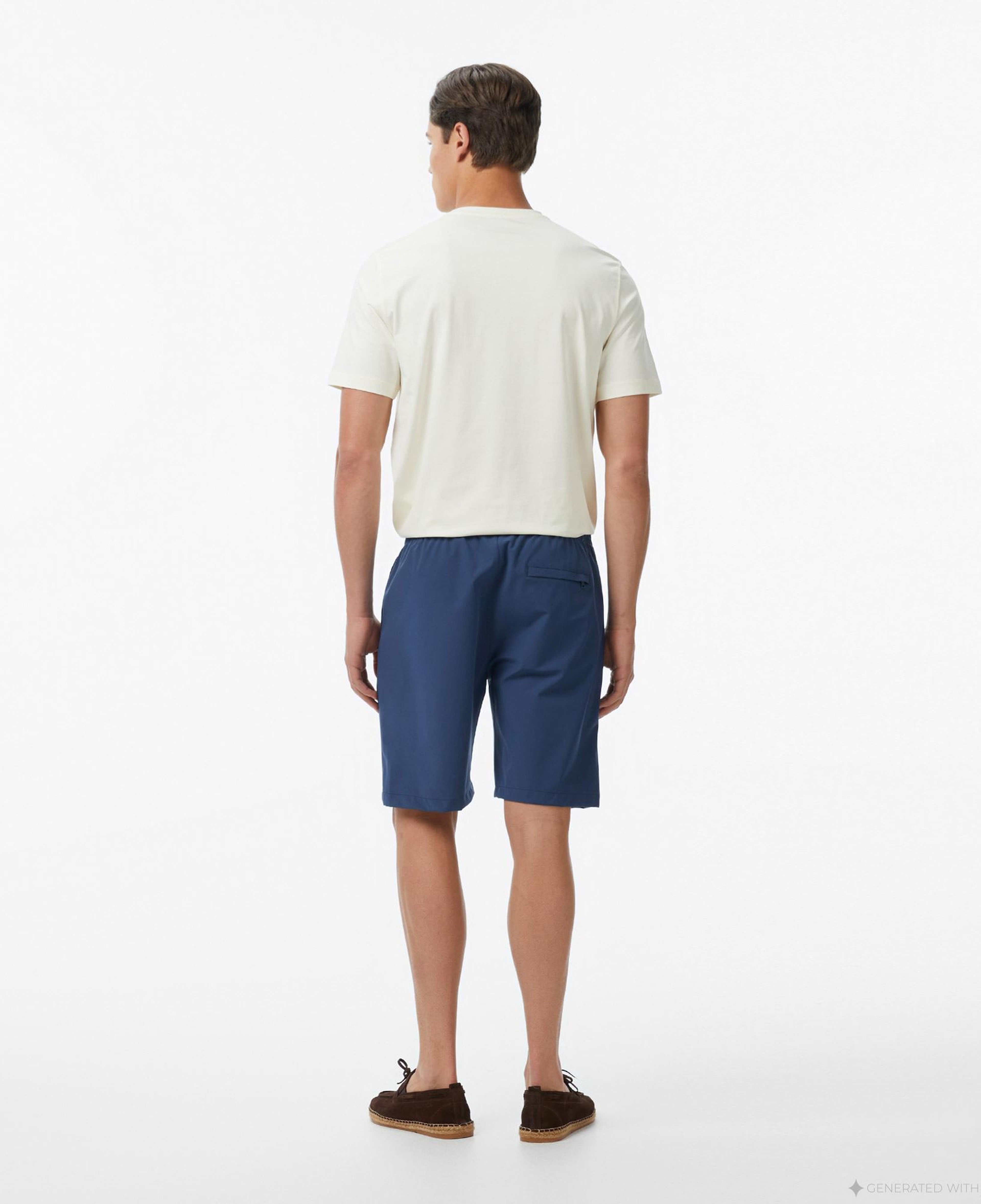 Nautica Erkek Mavi Regular Fit Su İtici Şort