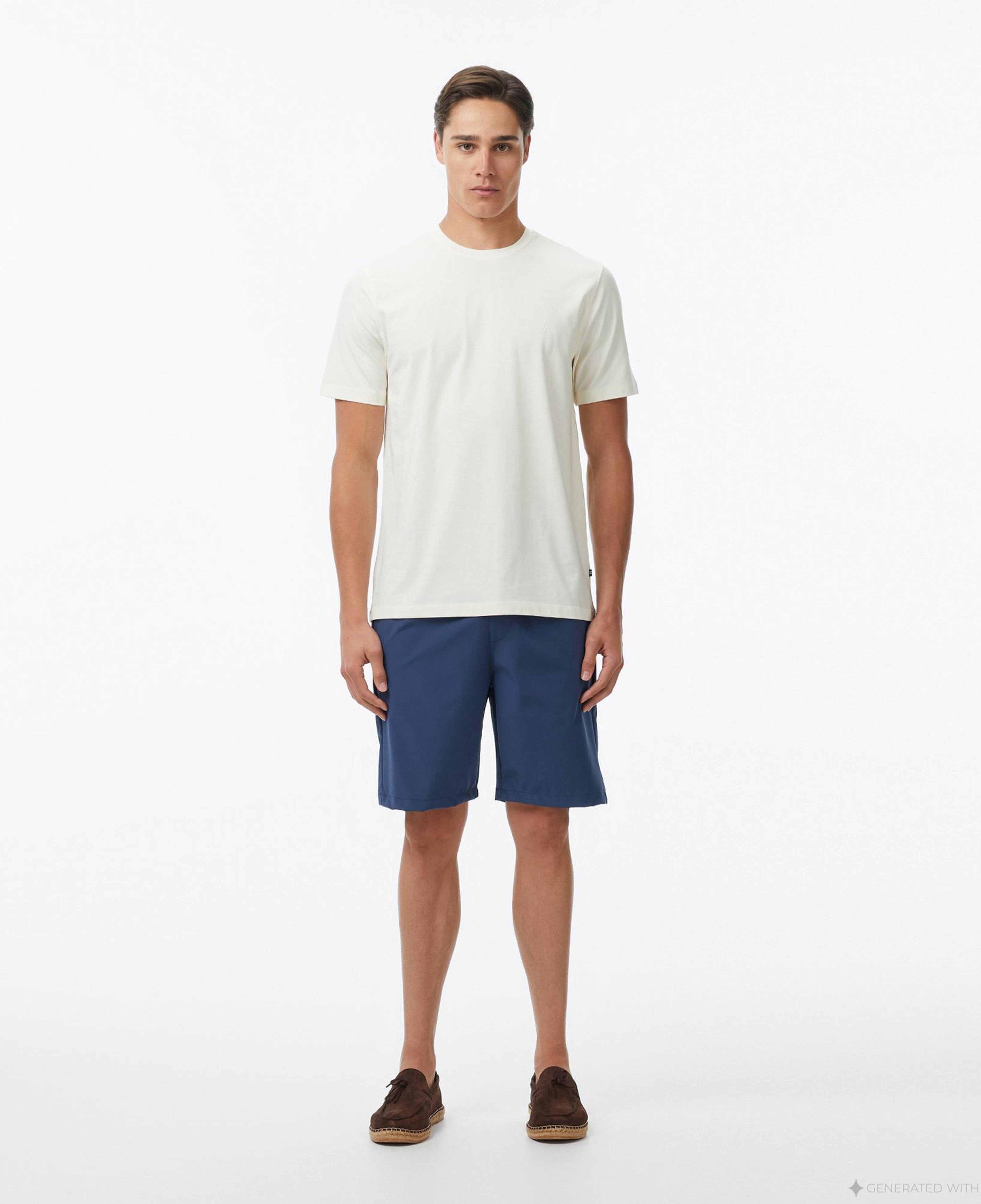 Nautica Erkek Mavi Regular Fit Su İtici Şort