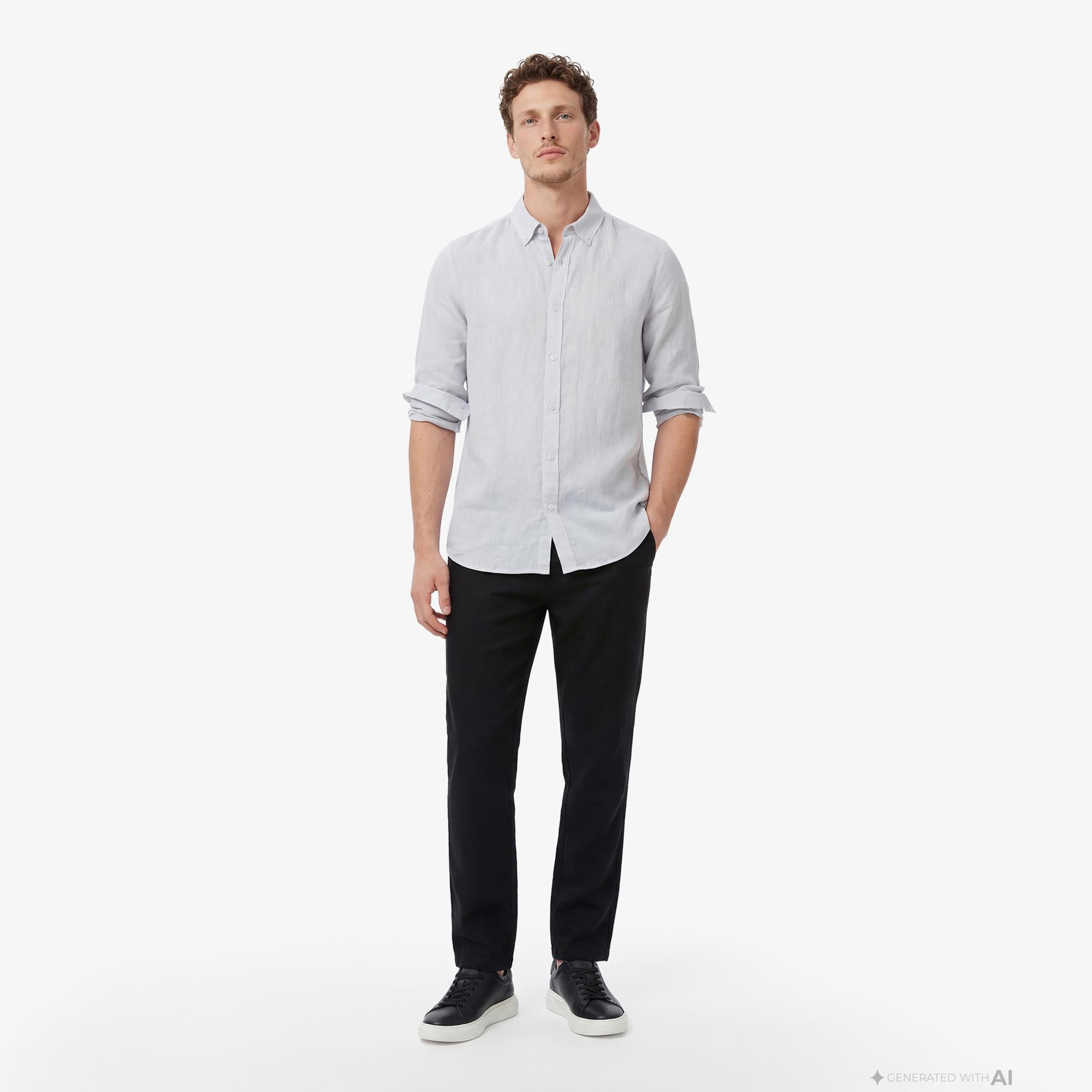 Nautica Erkek Siyah Regular Fit Pantolon