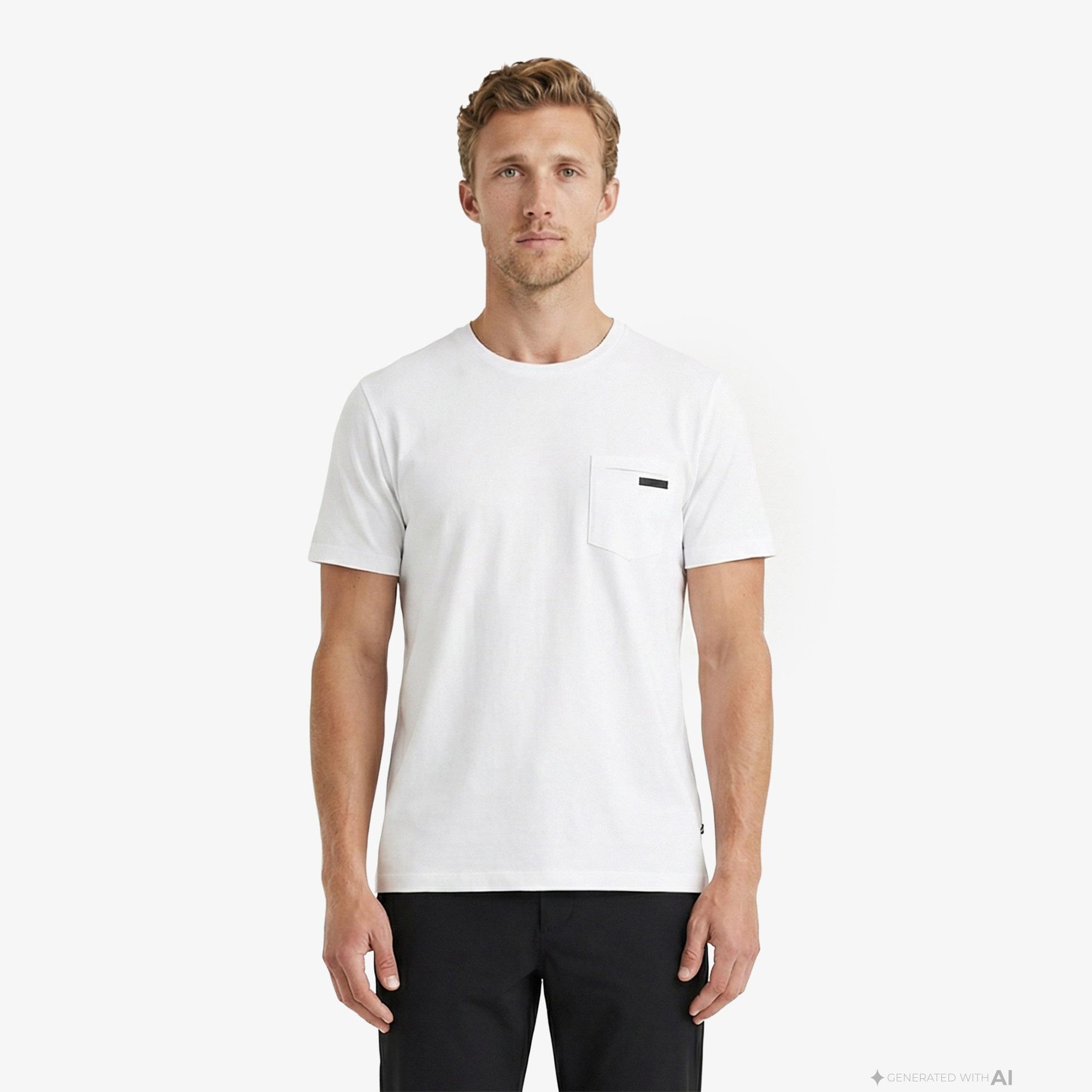Nautica Erkek Beyaz Regular Fit T-Shirt