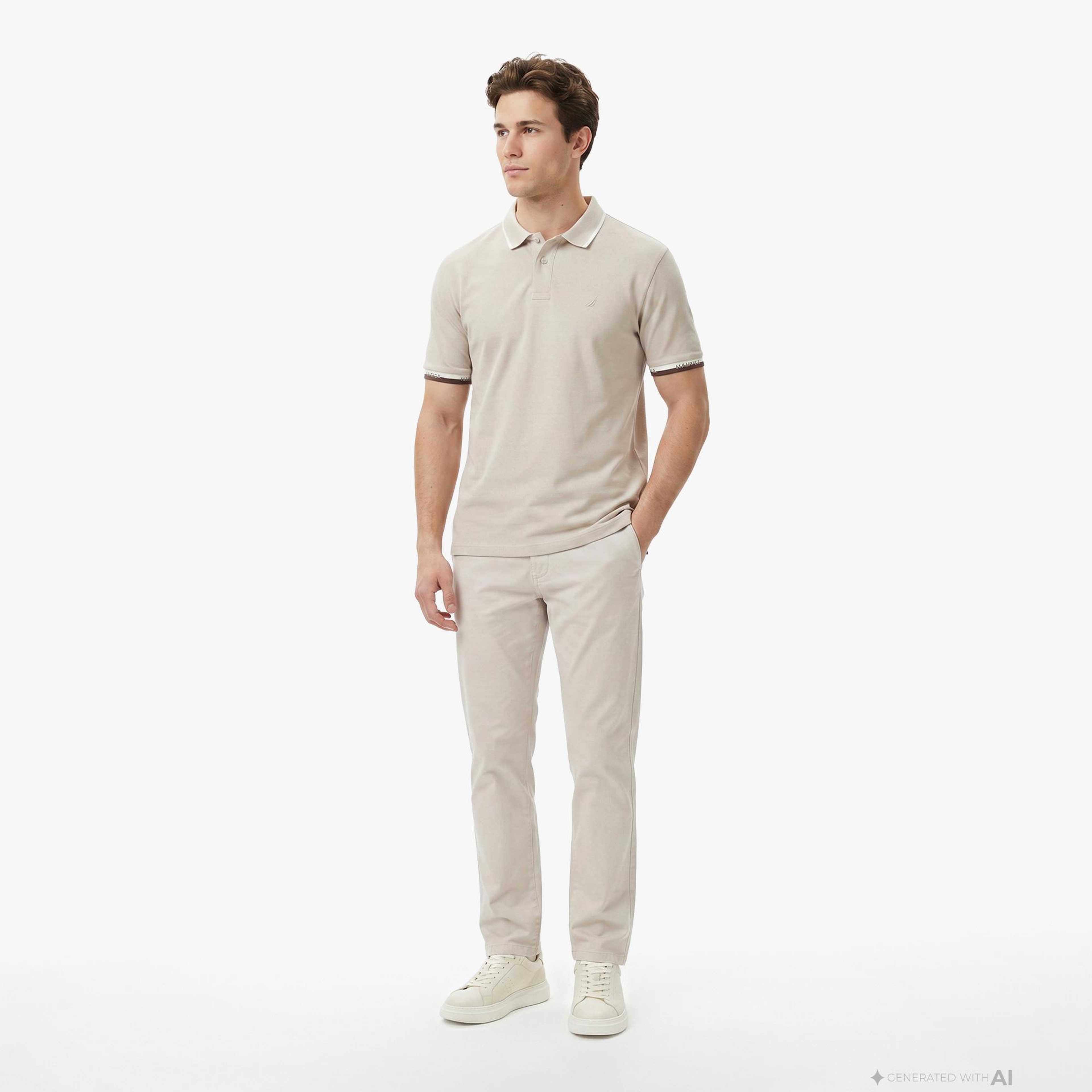 Nautica Erkek Gri Regular Fit Pantolon