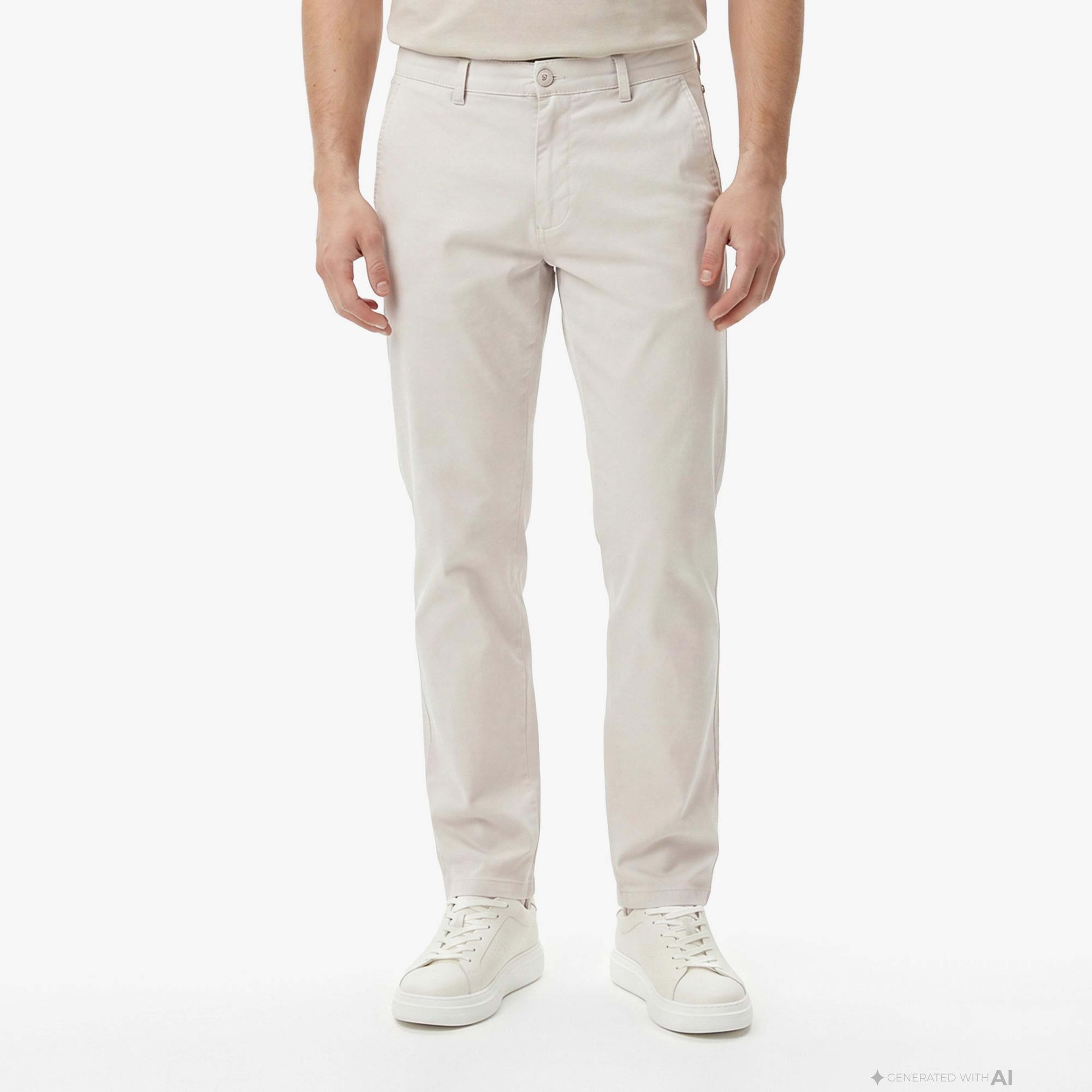 Nautica Erkek Gri Regular Fit Pantolon