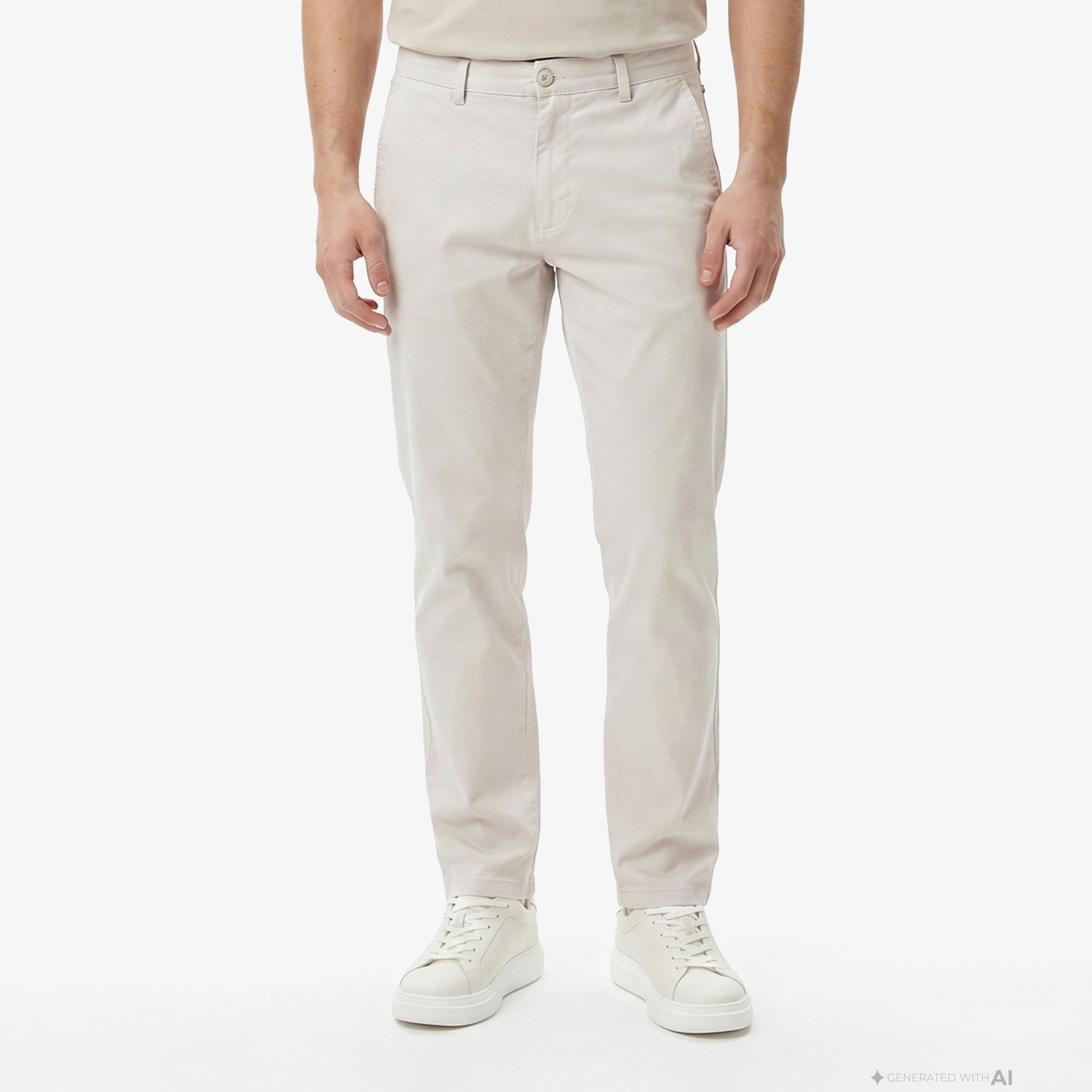 Nautica Erkek Gri Regular Fit Pantolon