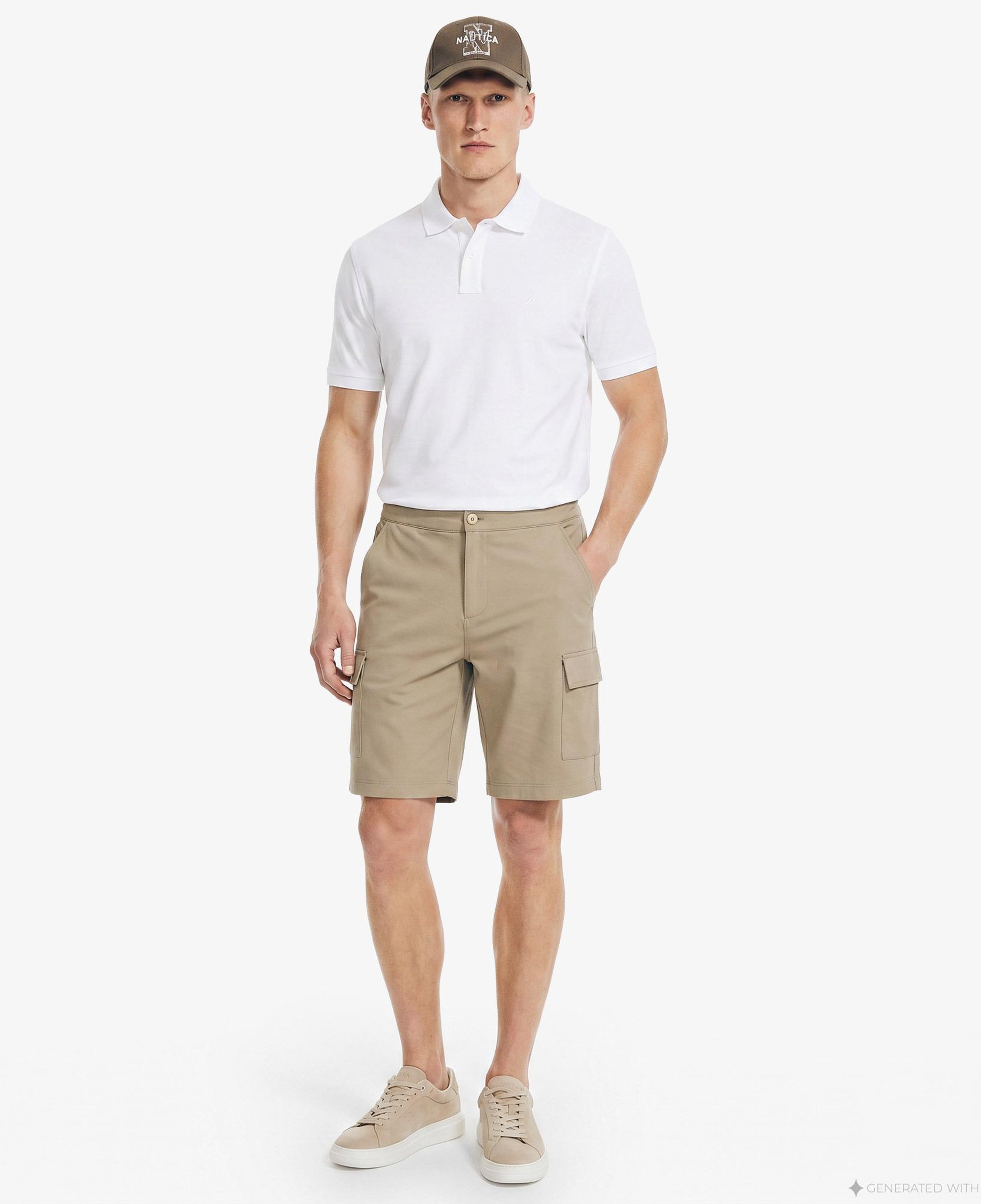 Nautica Erkek Kahverengi Regular Fit Kargo Şort