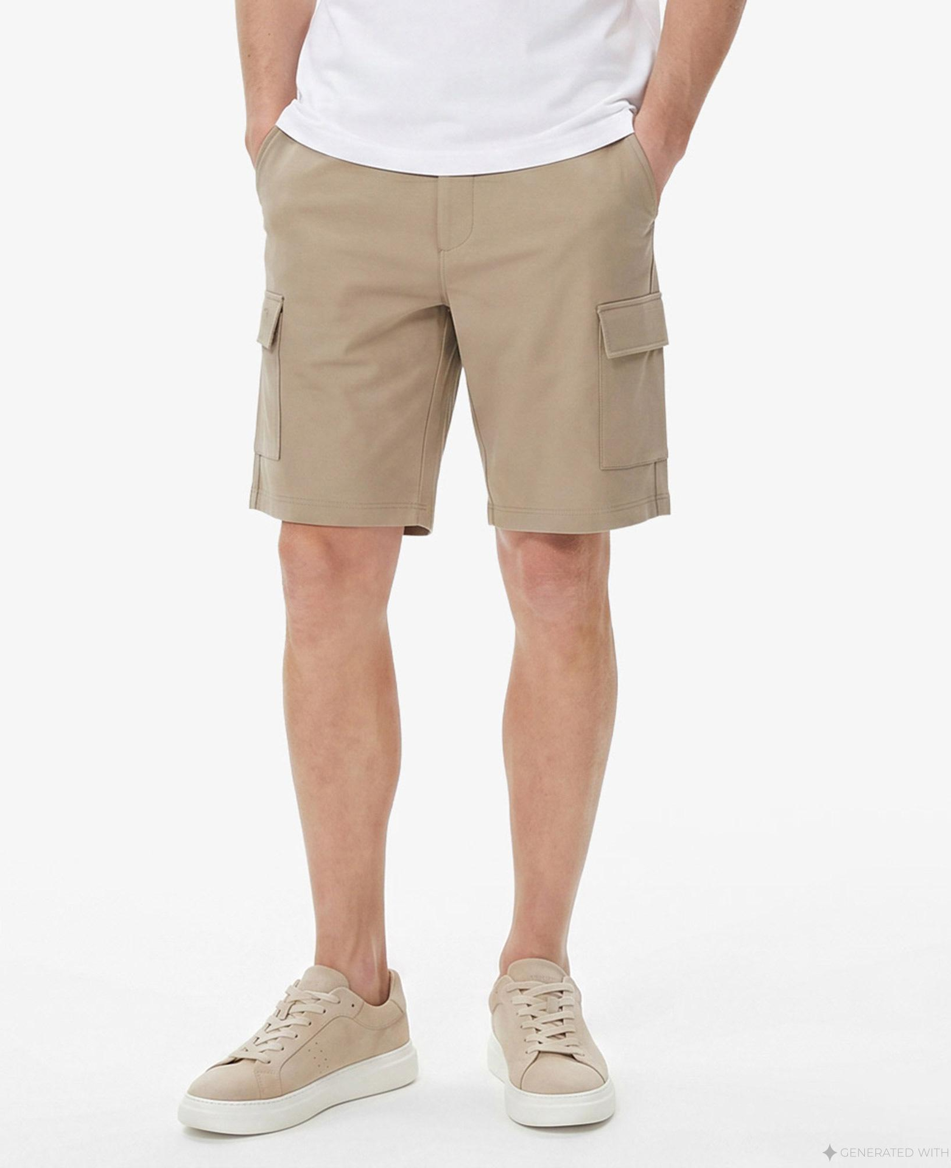 Nautica Erkek Kahverengi Regular Fit Kargo Şort