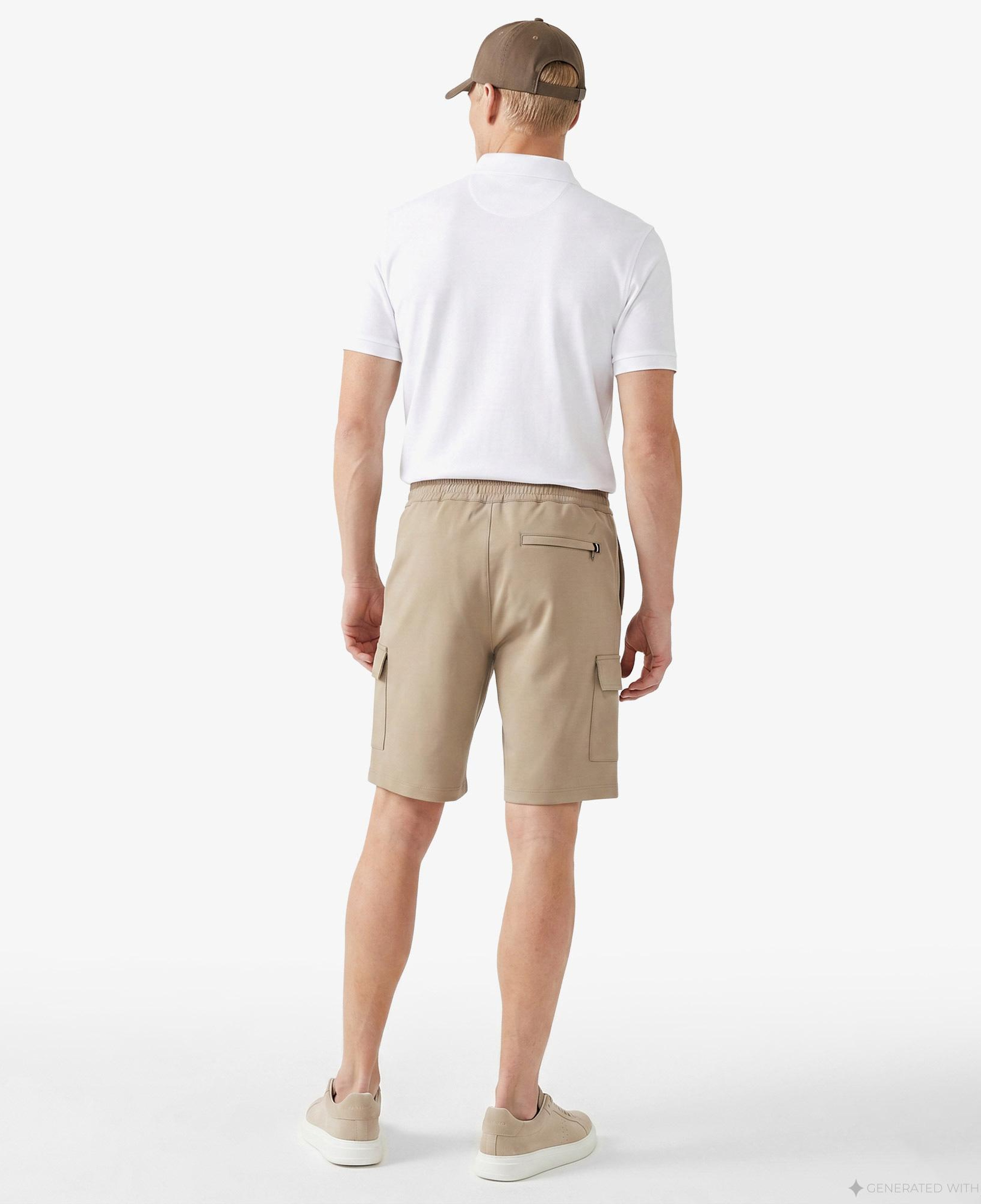 Nautica Erkek Kahverengi Regular Fit Kargo Şort