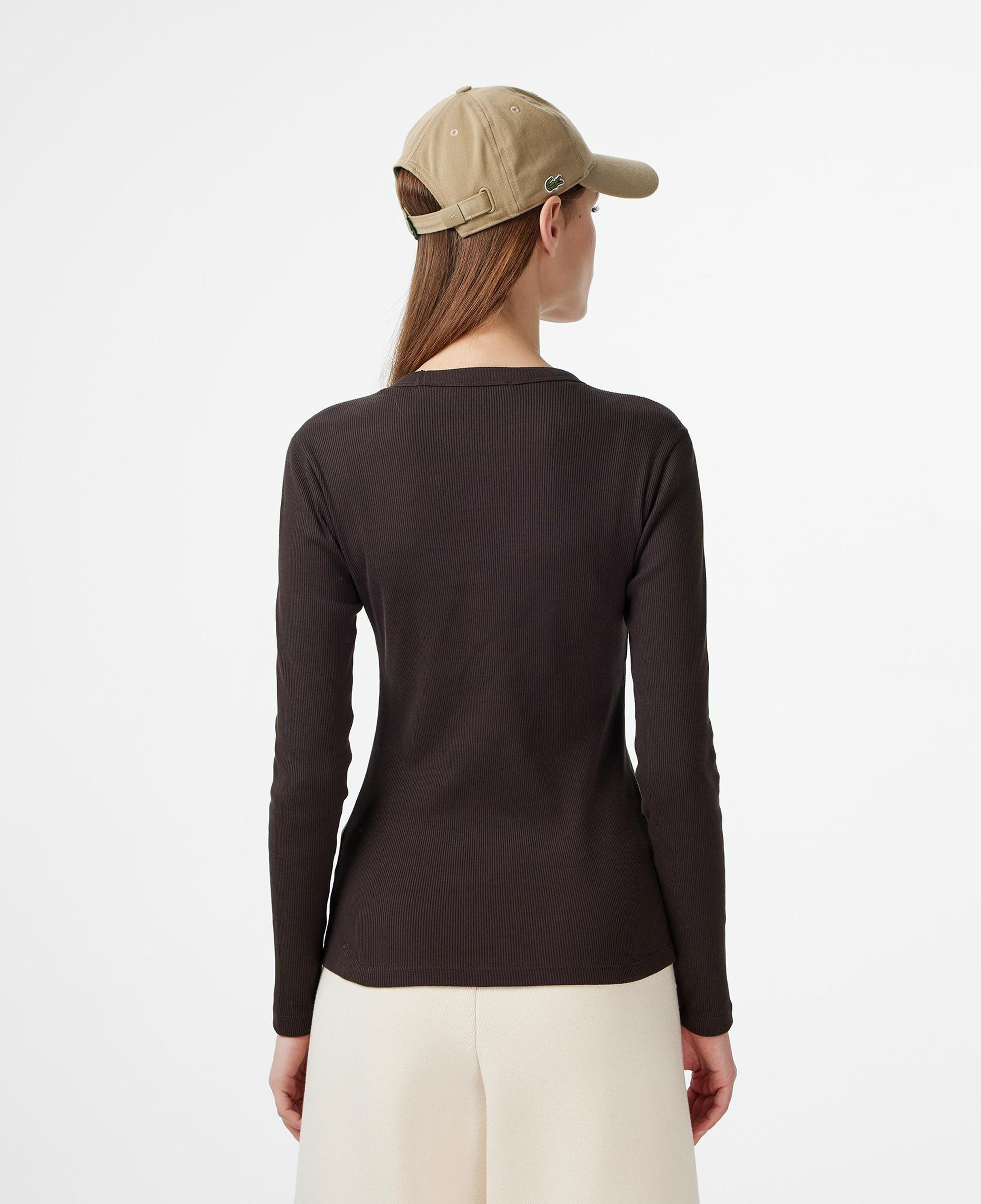 Lacoste Regular Fit Kadın Gri T-Shirt