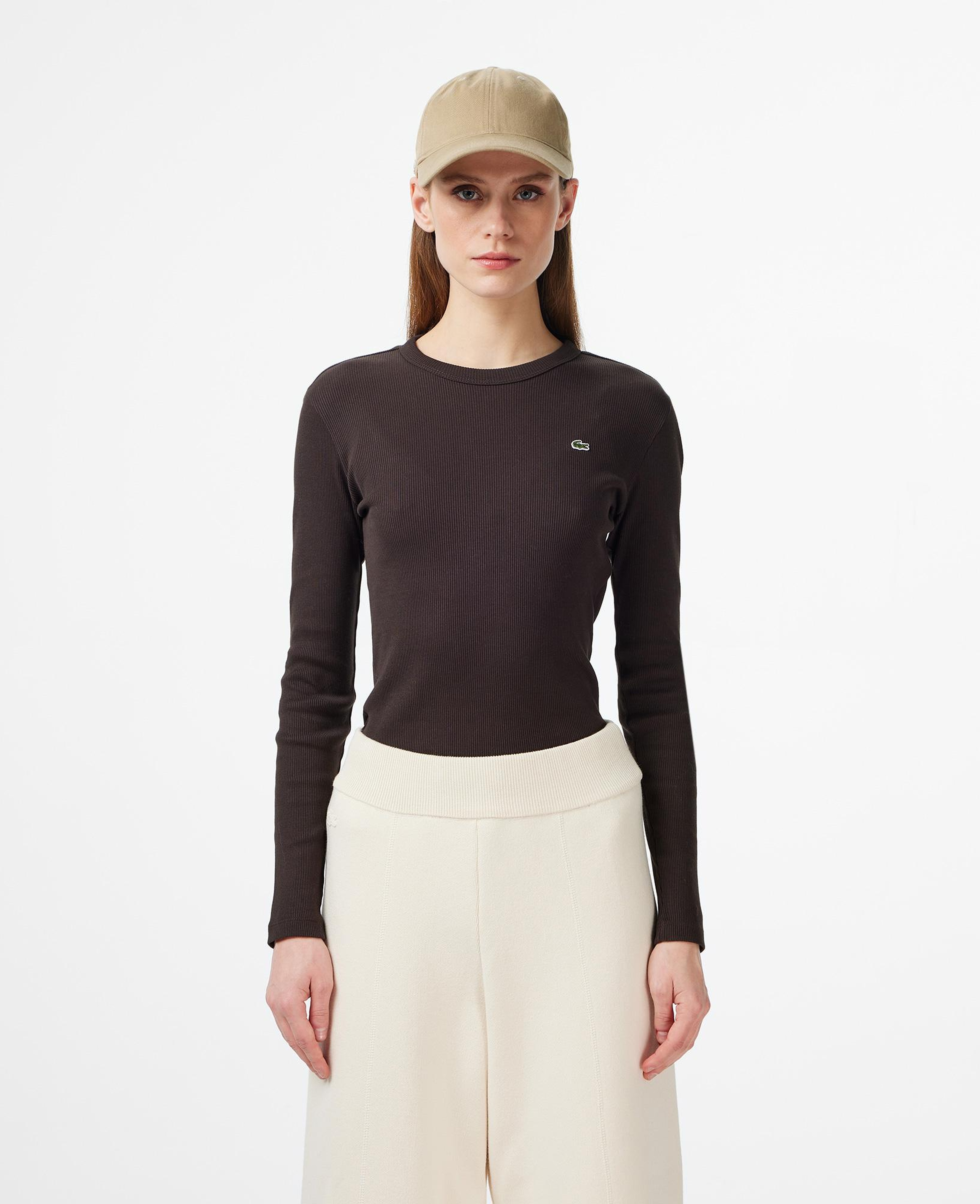 Lacoste Regular Fit Kadın Gri T-Shirt