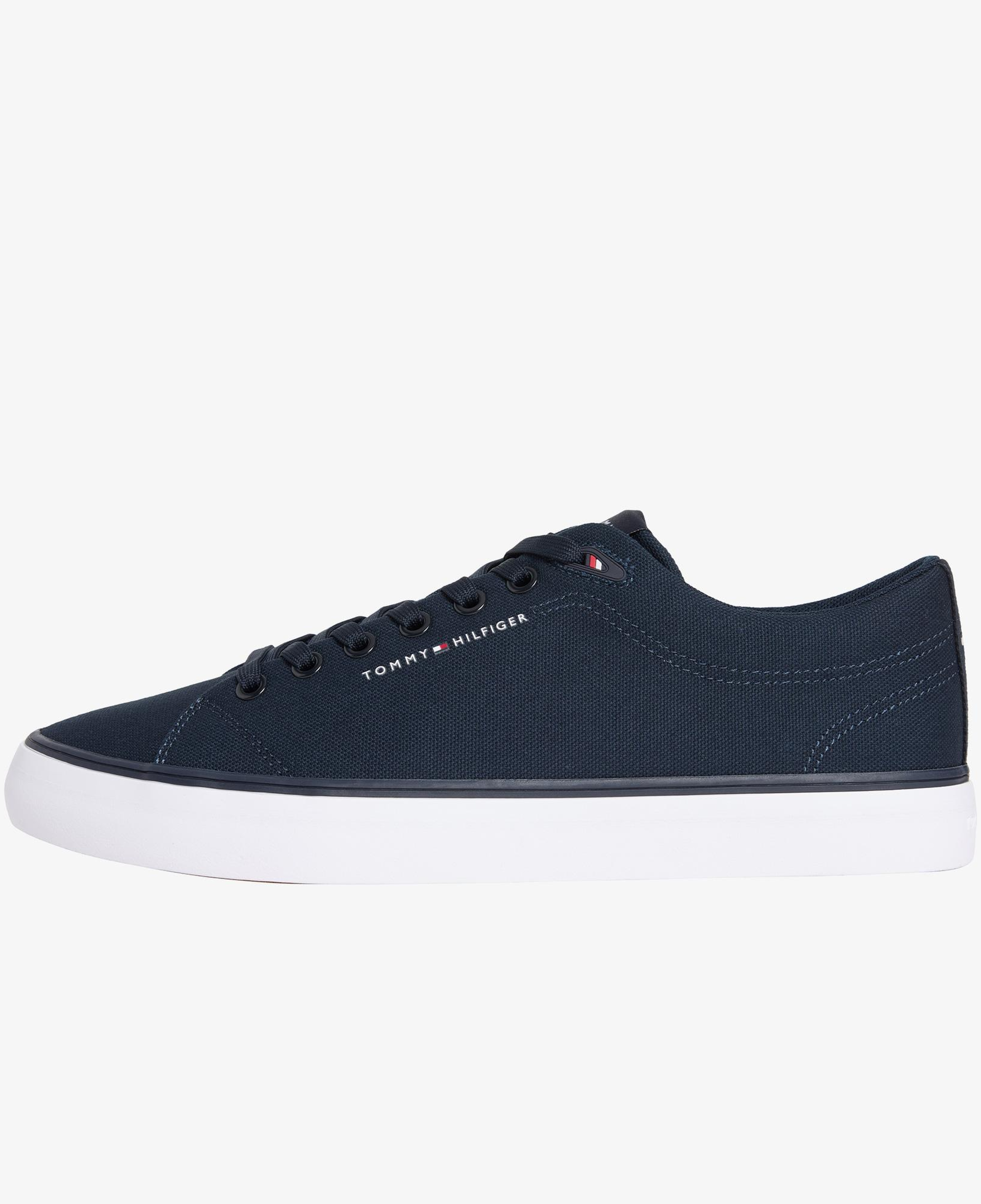 Tommy Hilfiger Hi Vulc Erkek Lacivert Sneaker