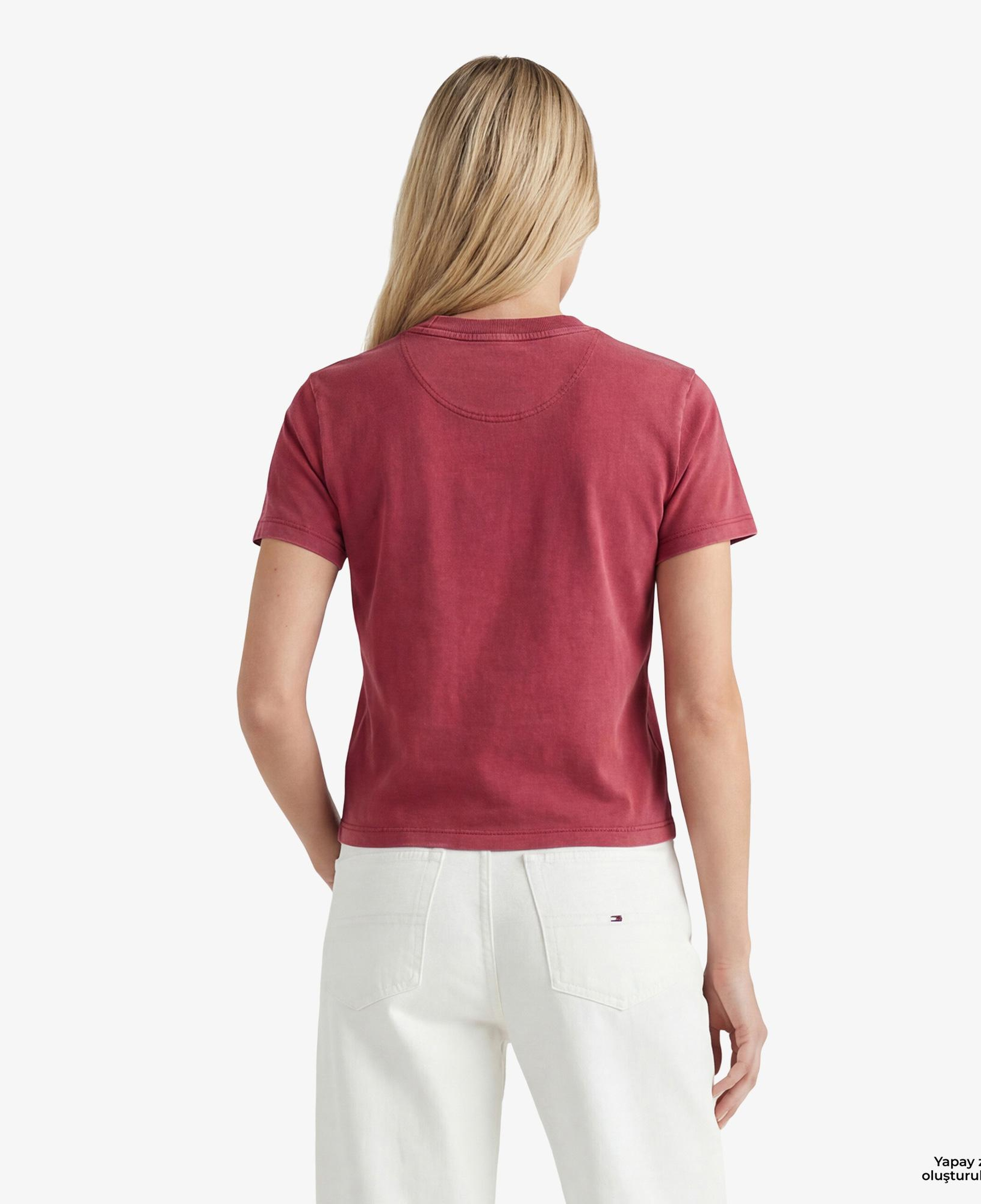 Tommy Hilfiger Varsity Prep Kadın Pembe T-Shirt