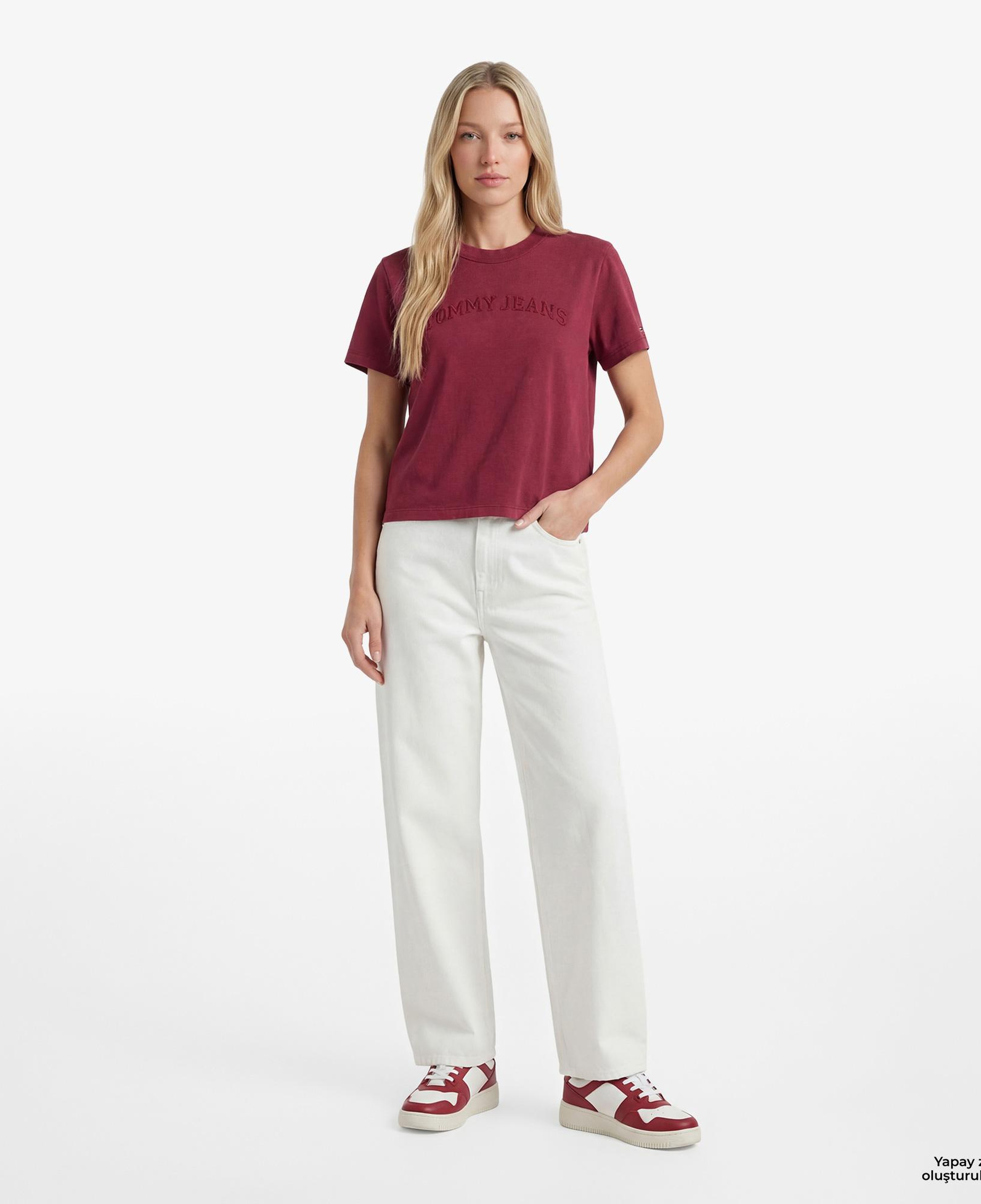 Tommy Hilfiger Varsity Prep Kadın Pembe T-Shirt
