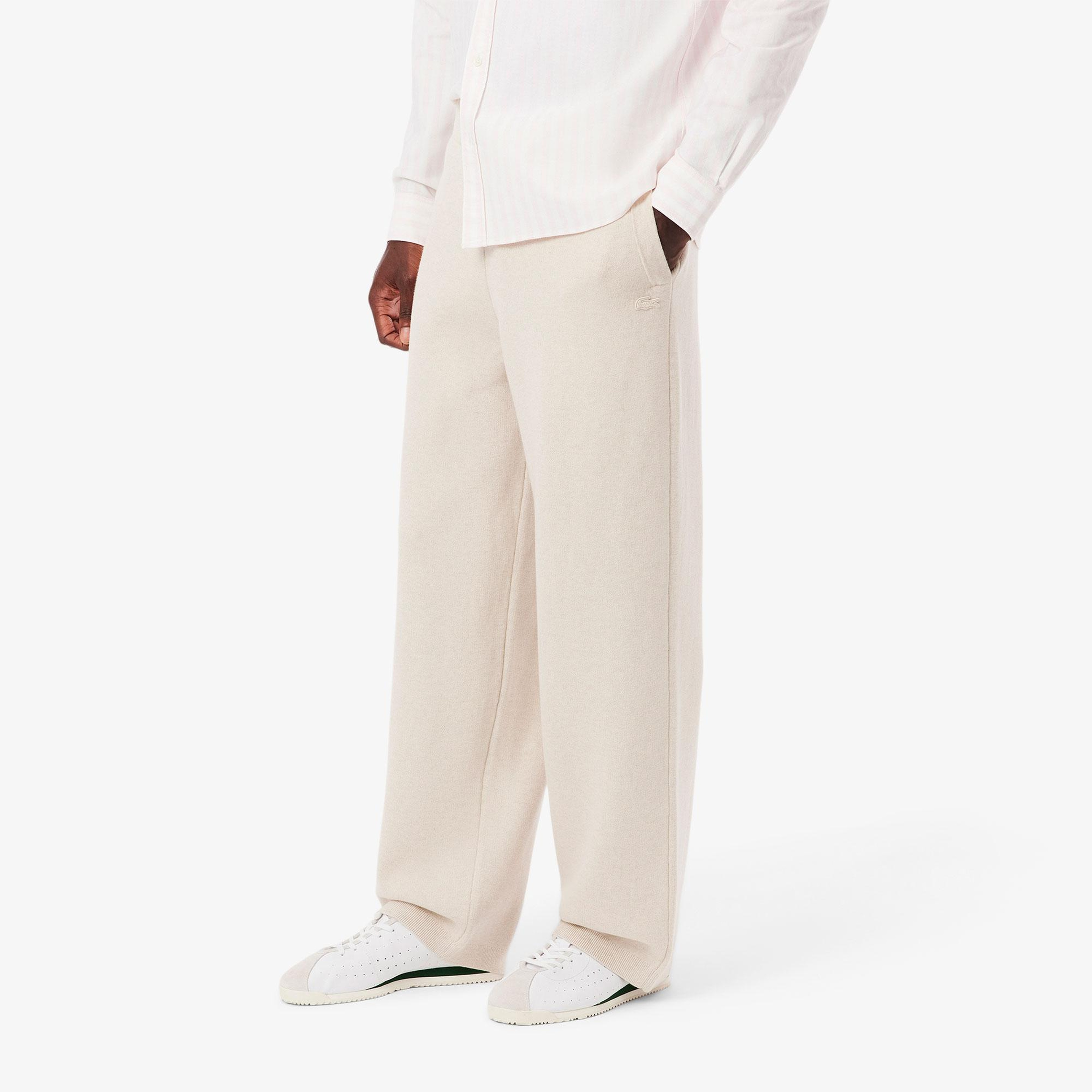 Erkek Loose Fit Bej Eşofman Altı