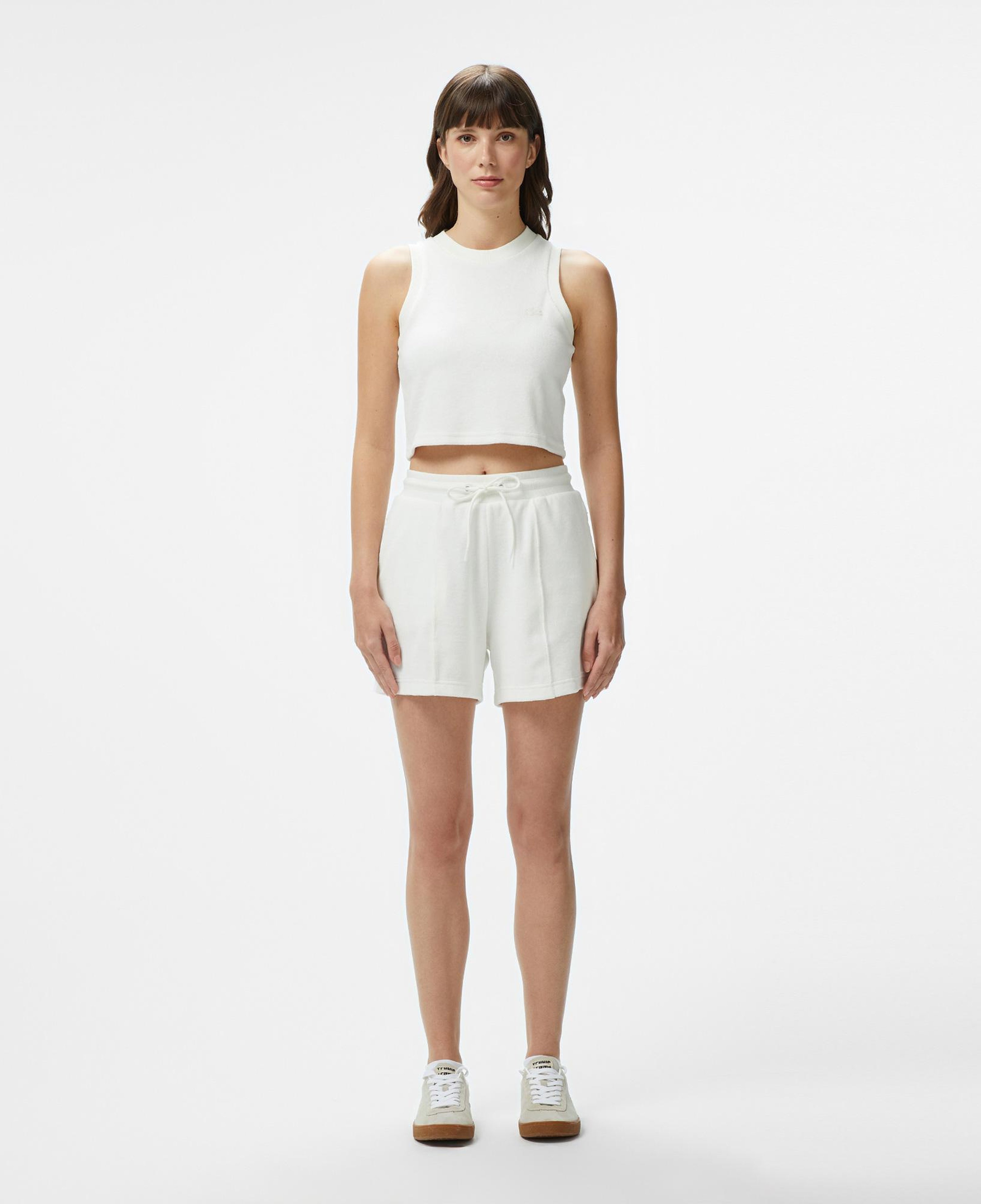 Kadın Relaxed Fit Beyaz Şort