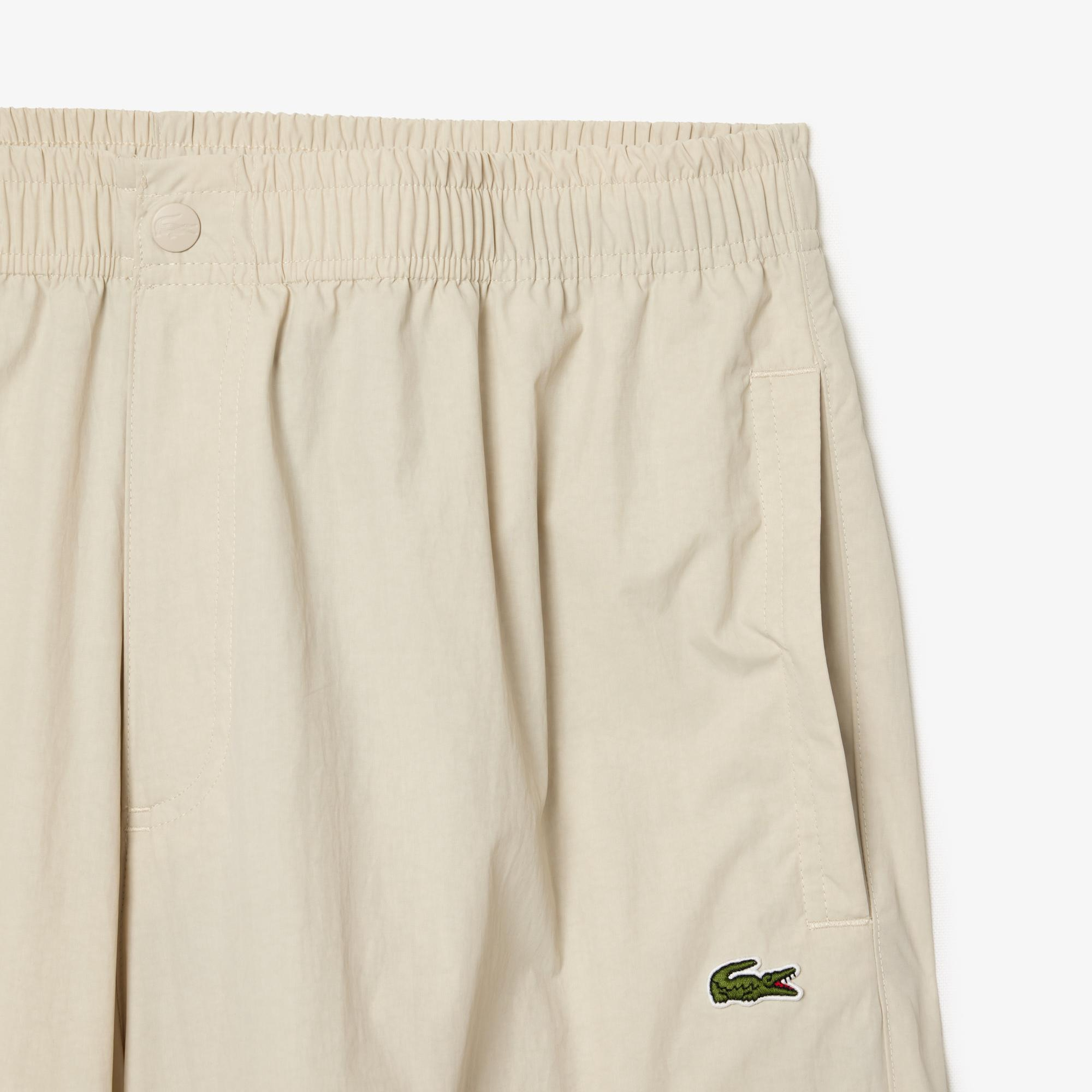 Erkek Regular Fit Krem Kargo Pantolon