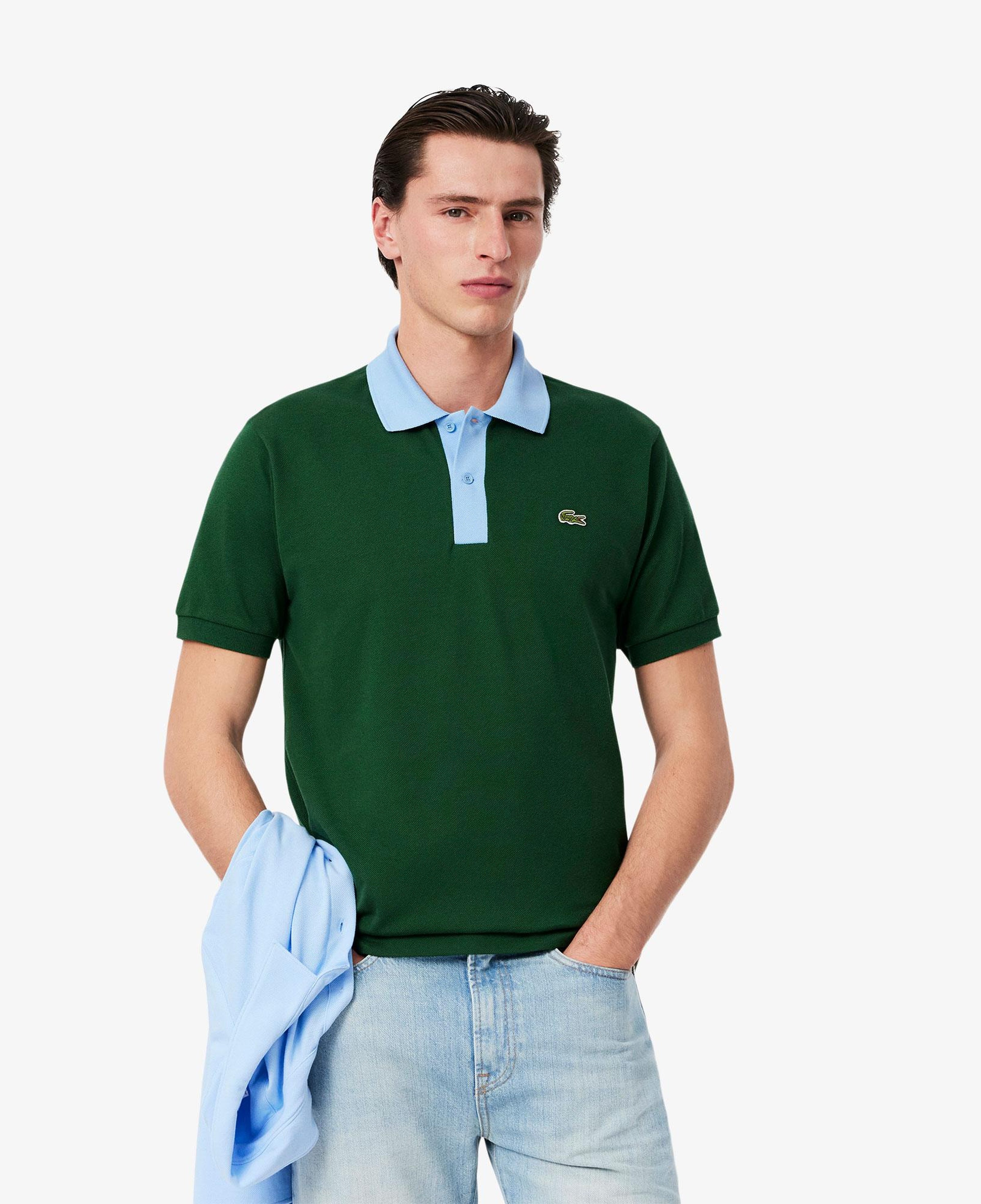L.12.12 Erkek Classic Fit Yeşil Polo