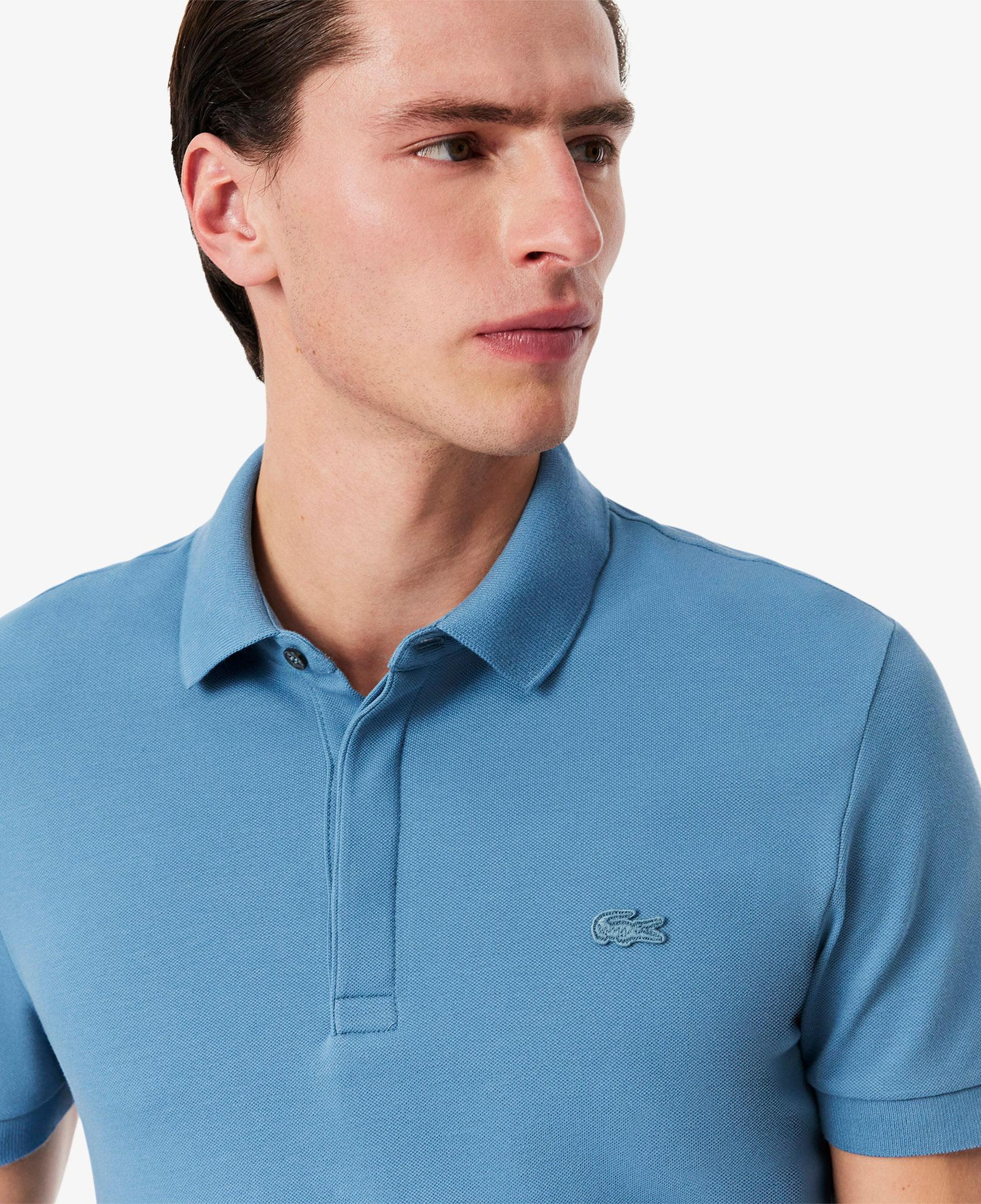 Erkek Regular Fit Mavi Paris Polo