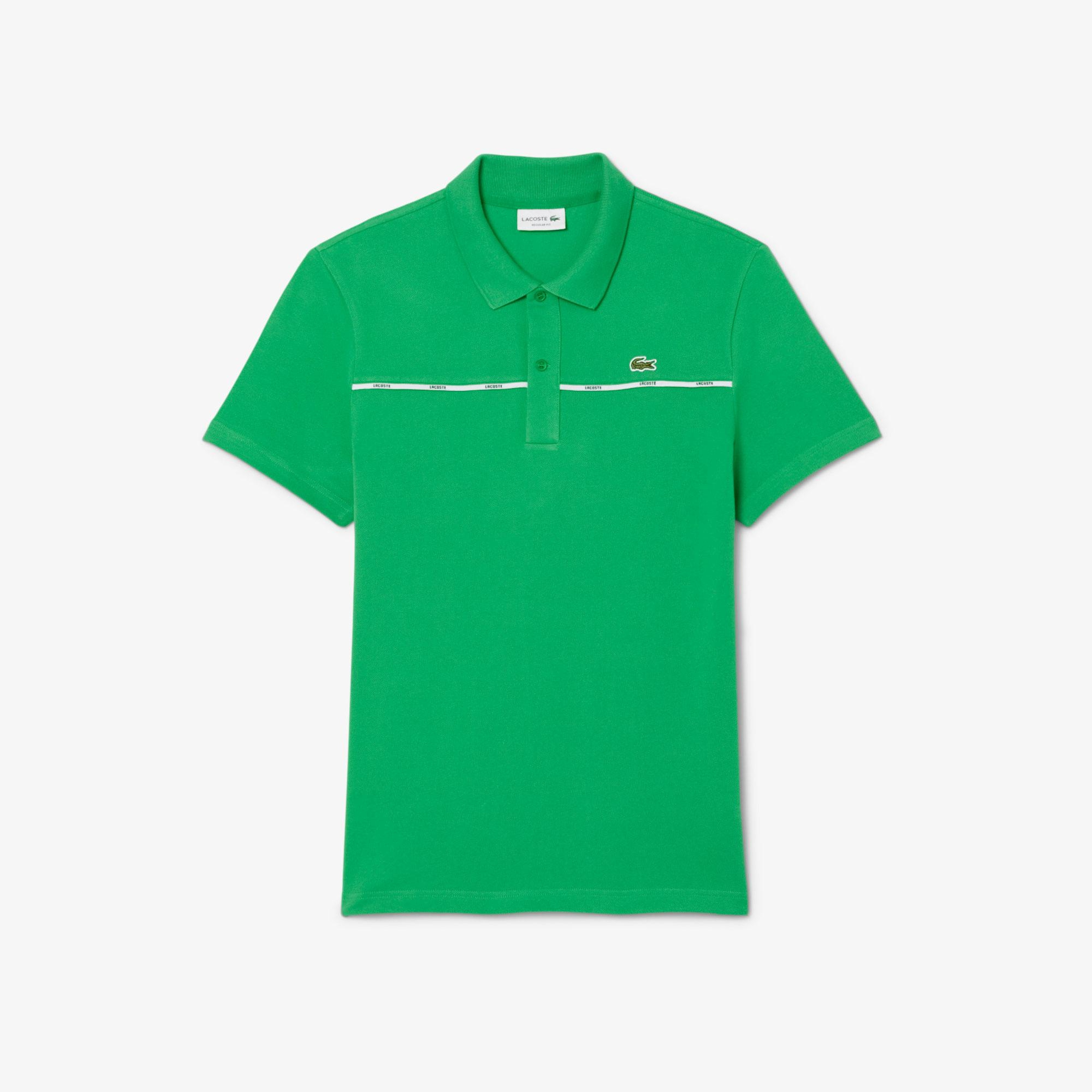 L.12.12 Erkek Classic Fit Yeşil Polo