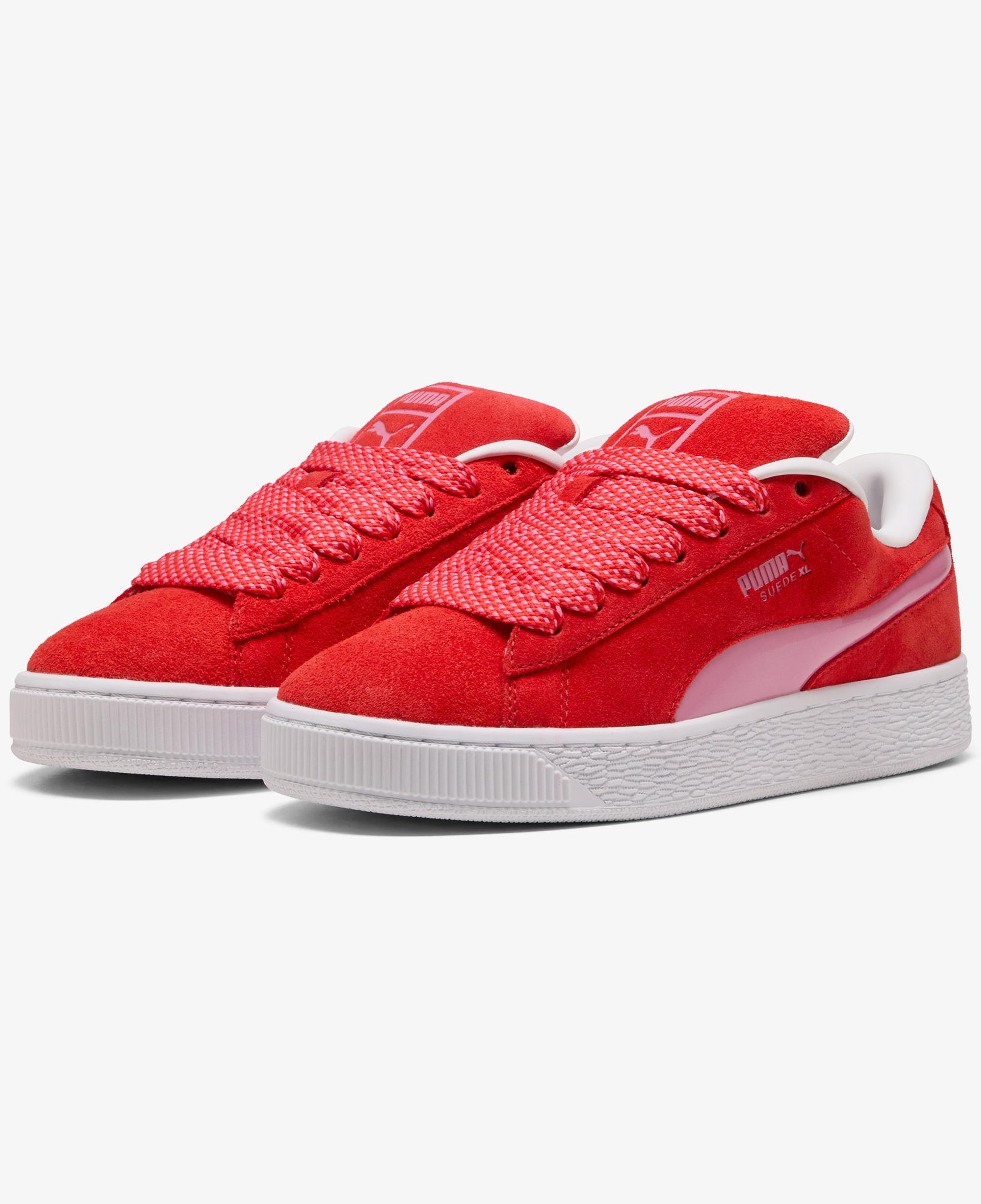 Puma Suede XL En Piste Kadın Kırmızı Spor Ayakkabı