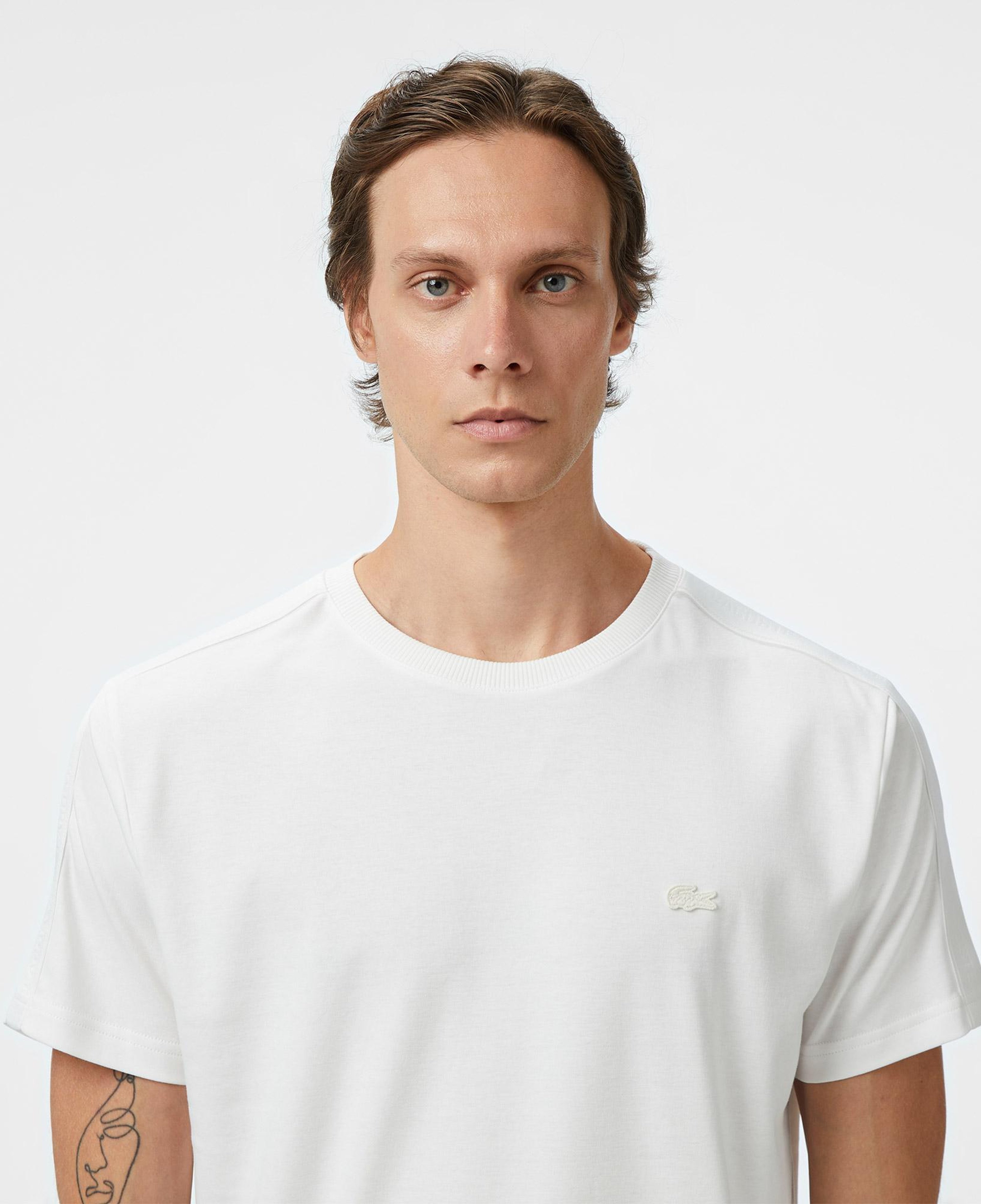 Erkek Regular Fit Bisiklet Yaka Beyaz T-Shirt