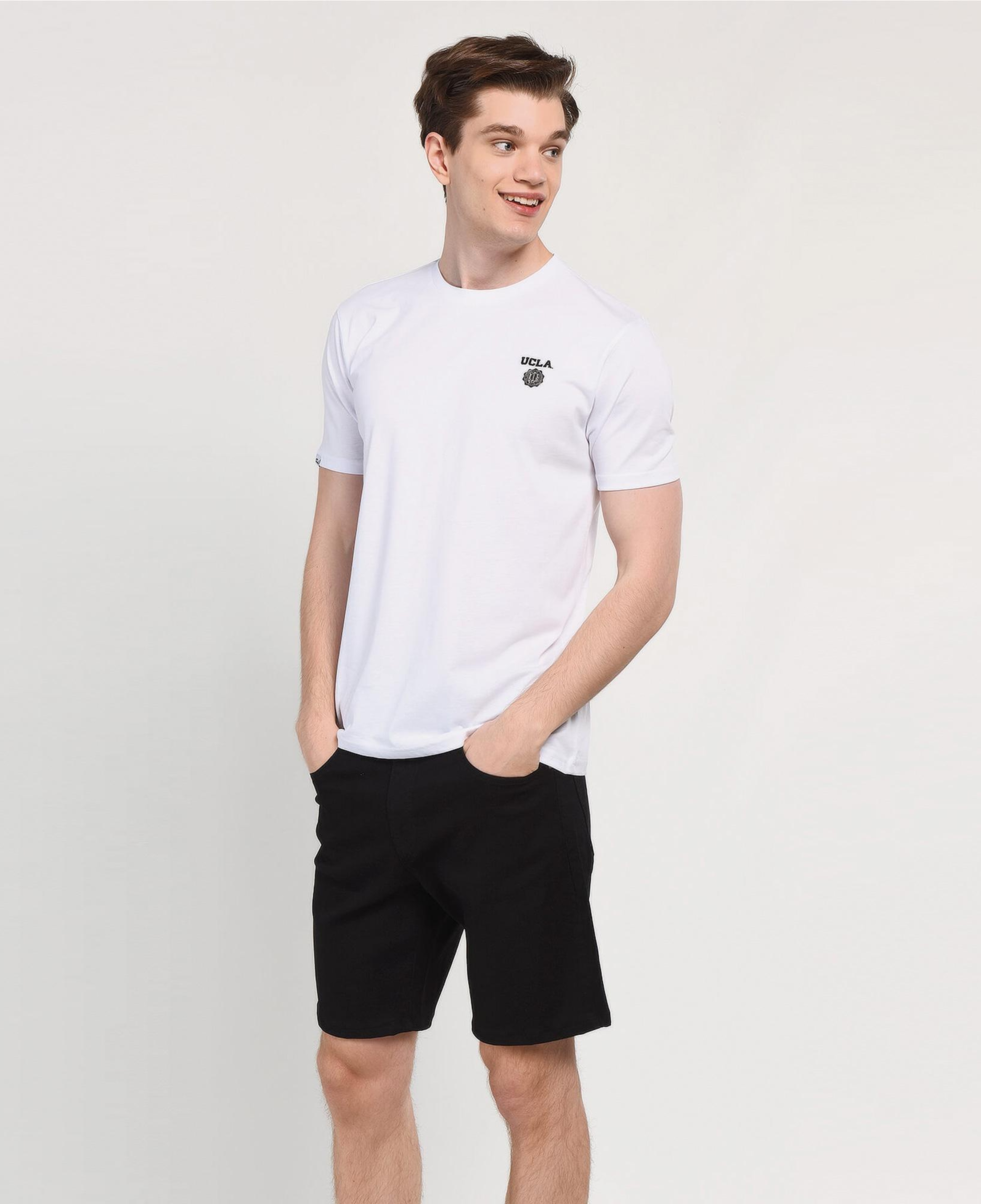 Ucla Bass Erkek Beyaz T-Shirt