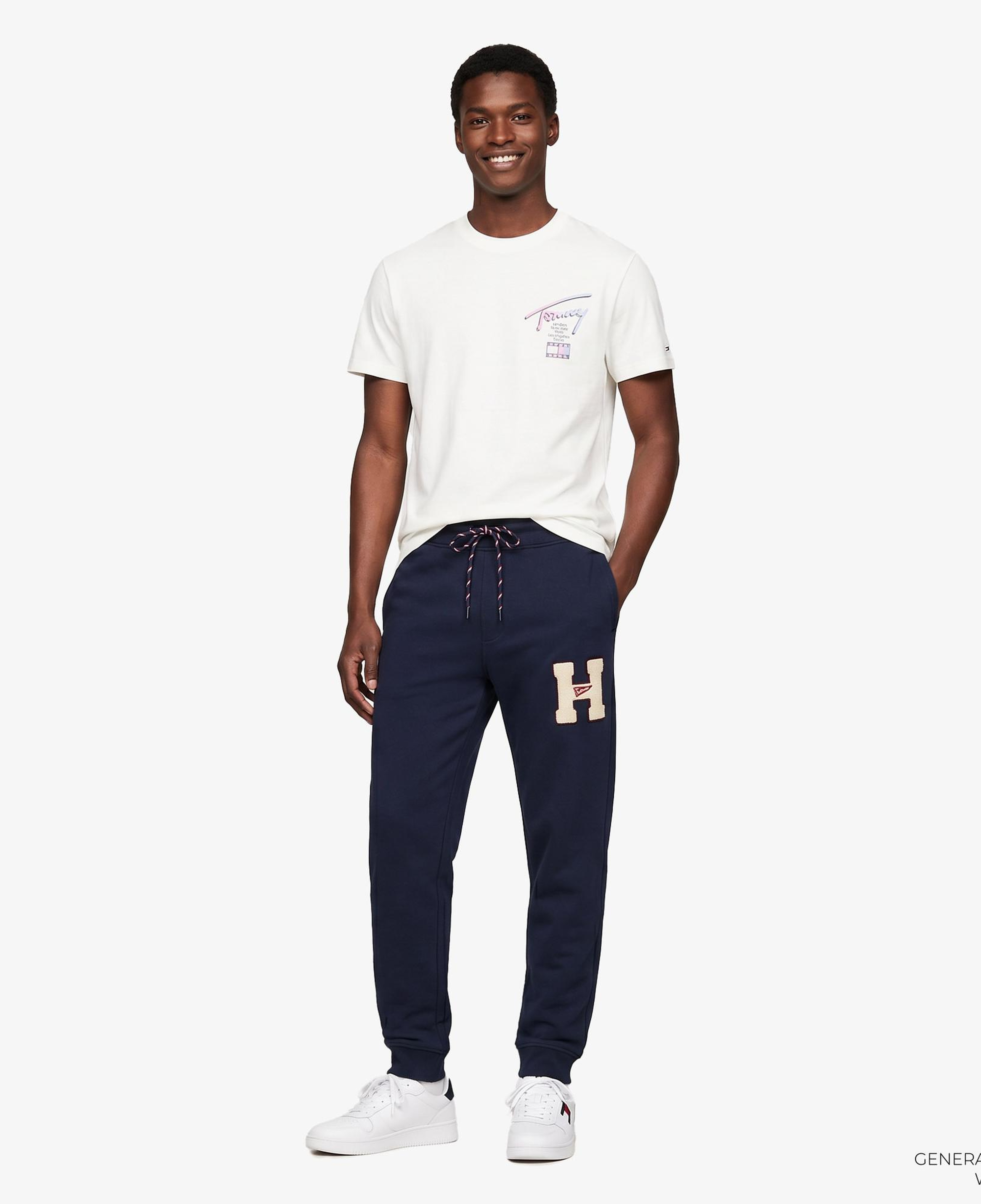Tommy Hilfiger Tjm Towel Patch Terry Erkek Mavi Eşofman Altı