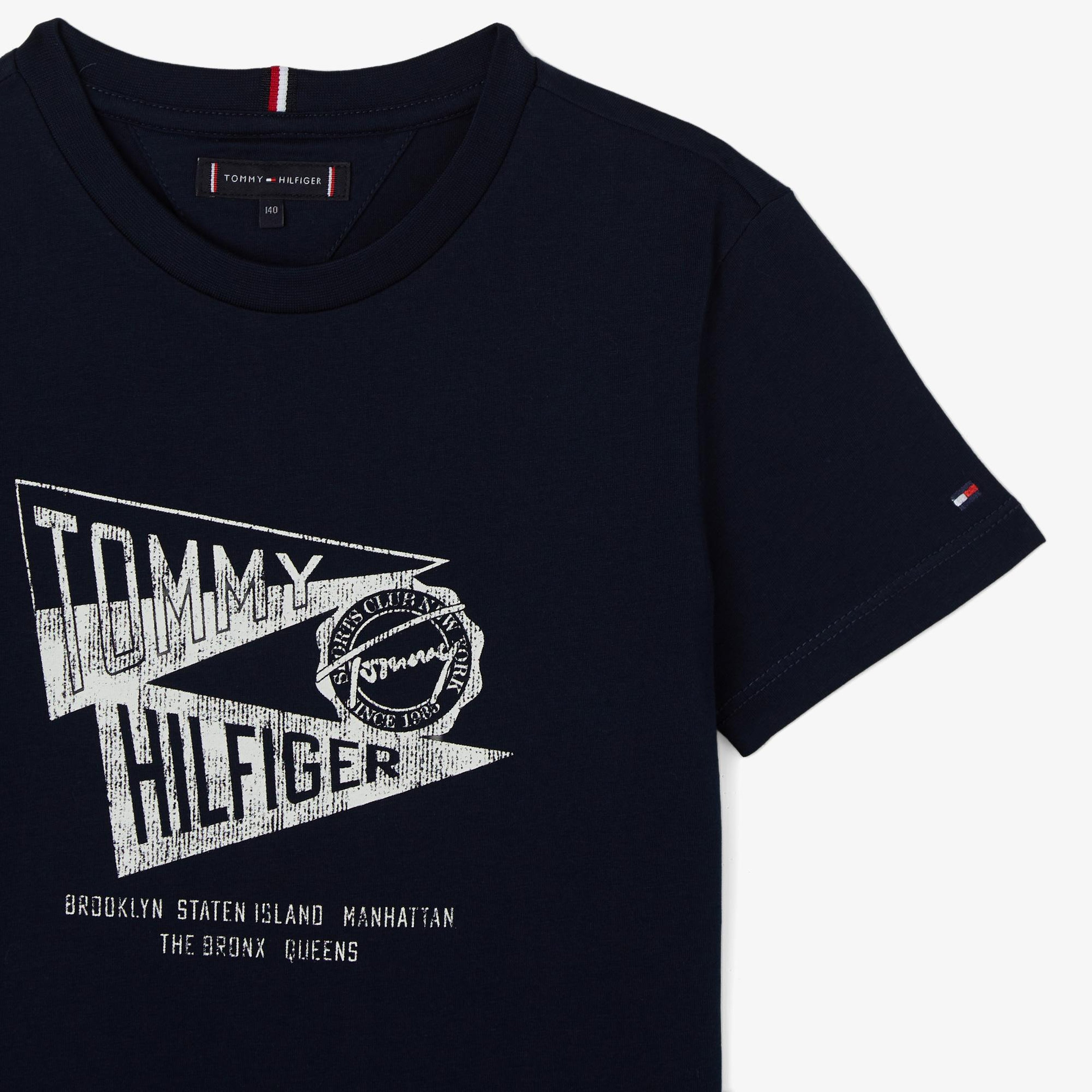 Tommy Hilfiger Effortless Çocuk Lacivert T-Shirt