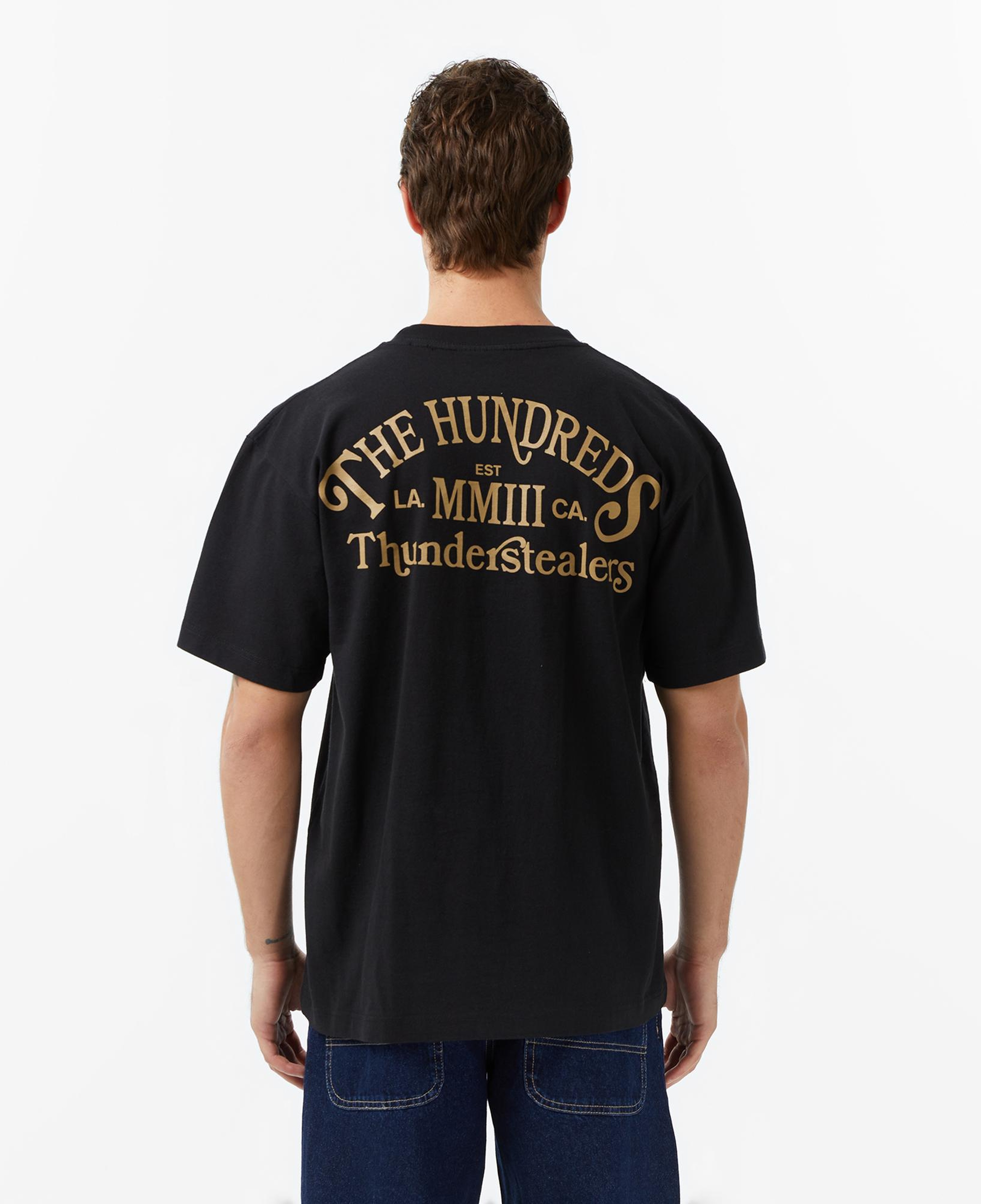 The Hundreds Thunder Cycle Erkek Siyah T-Shirt