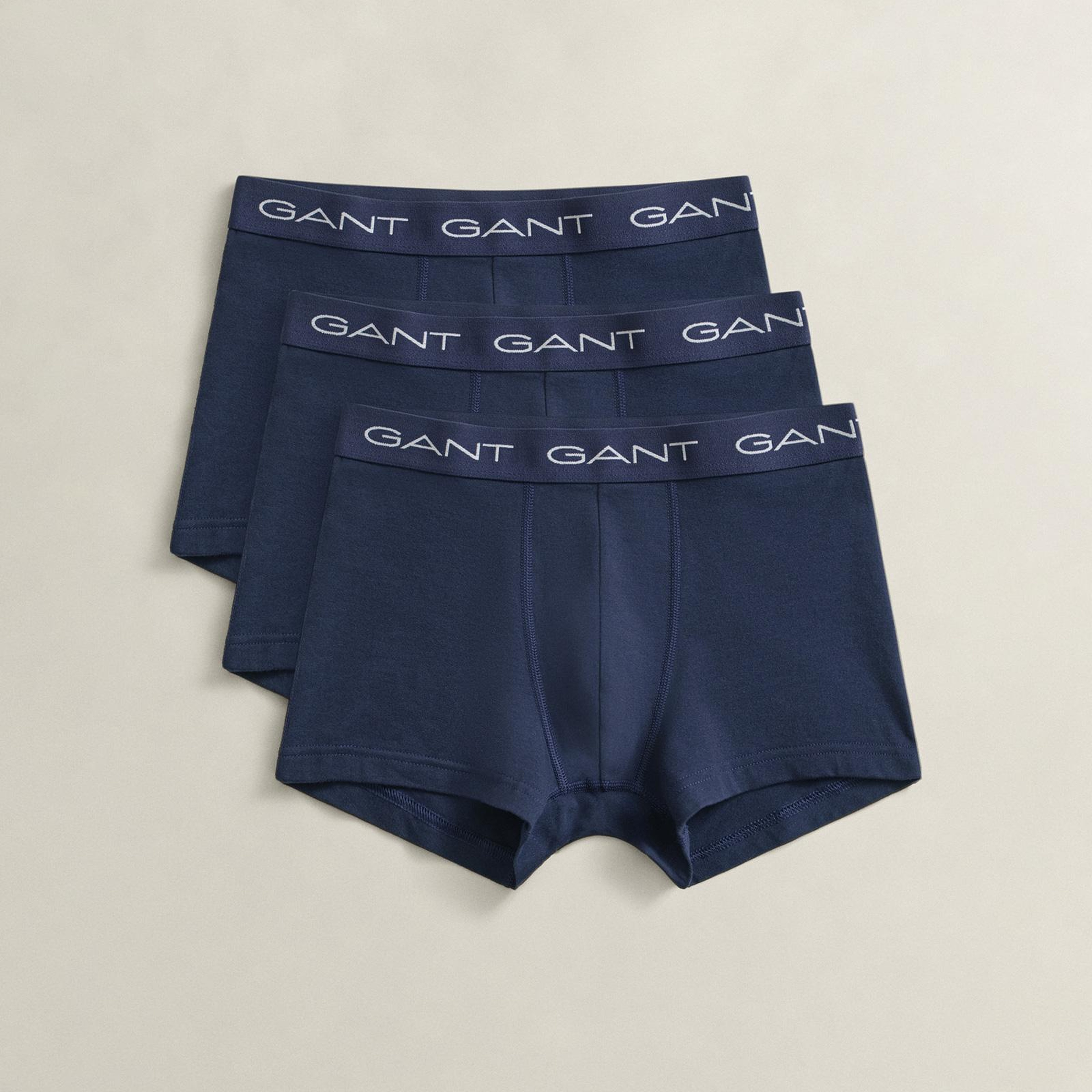 GANT Erkek Lacivert Düz Boxer