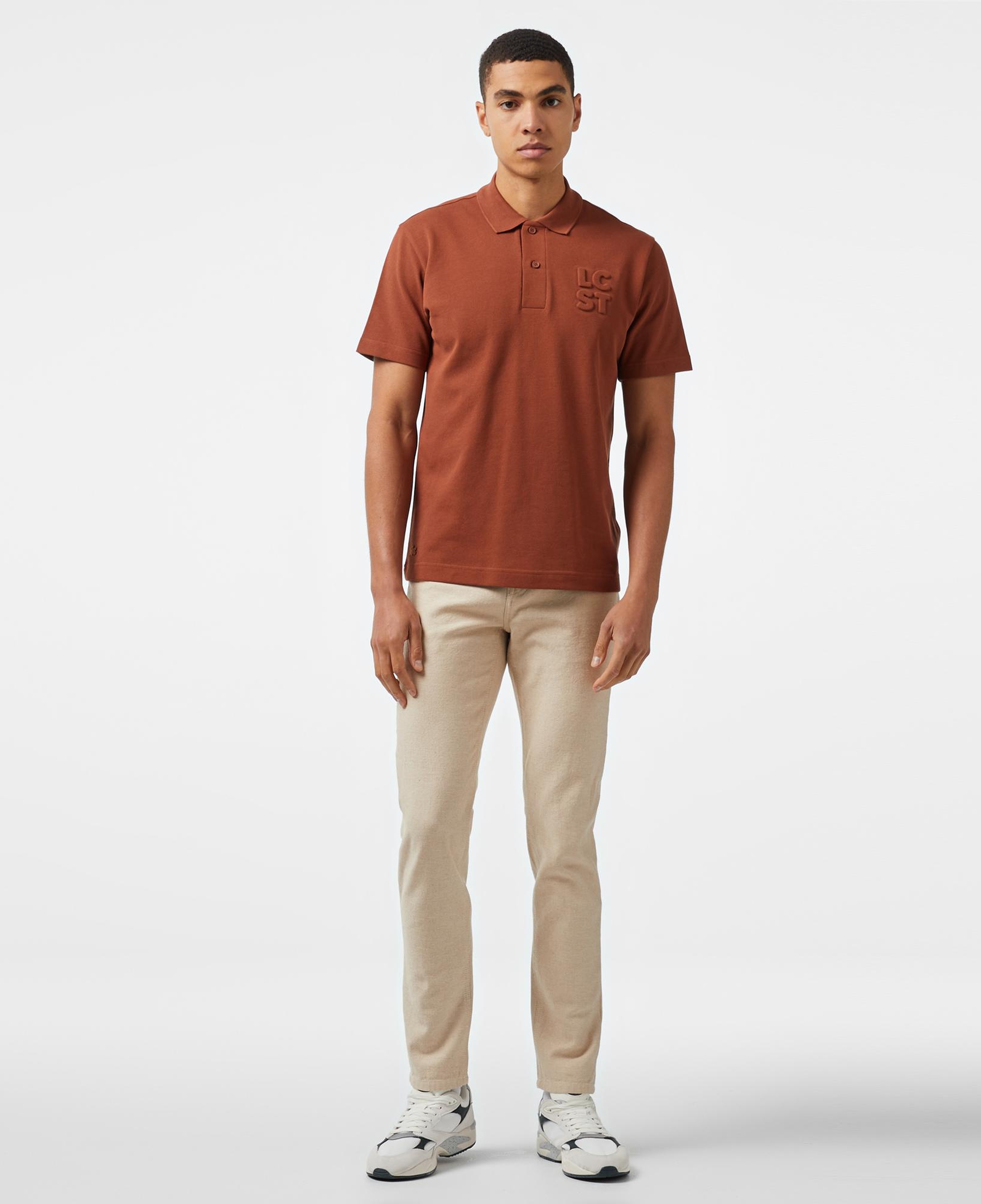 Erkek Relaxed Fit Turuncu Polo