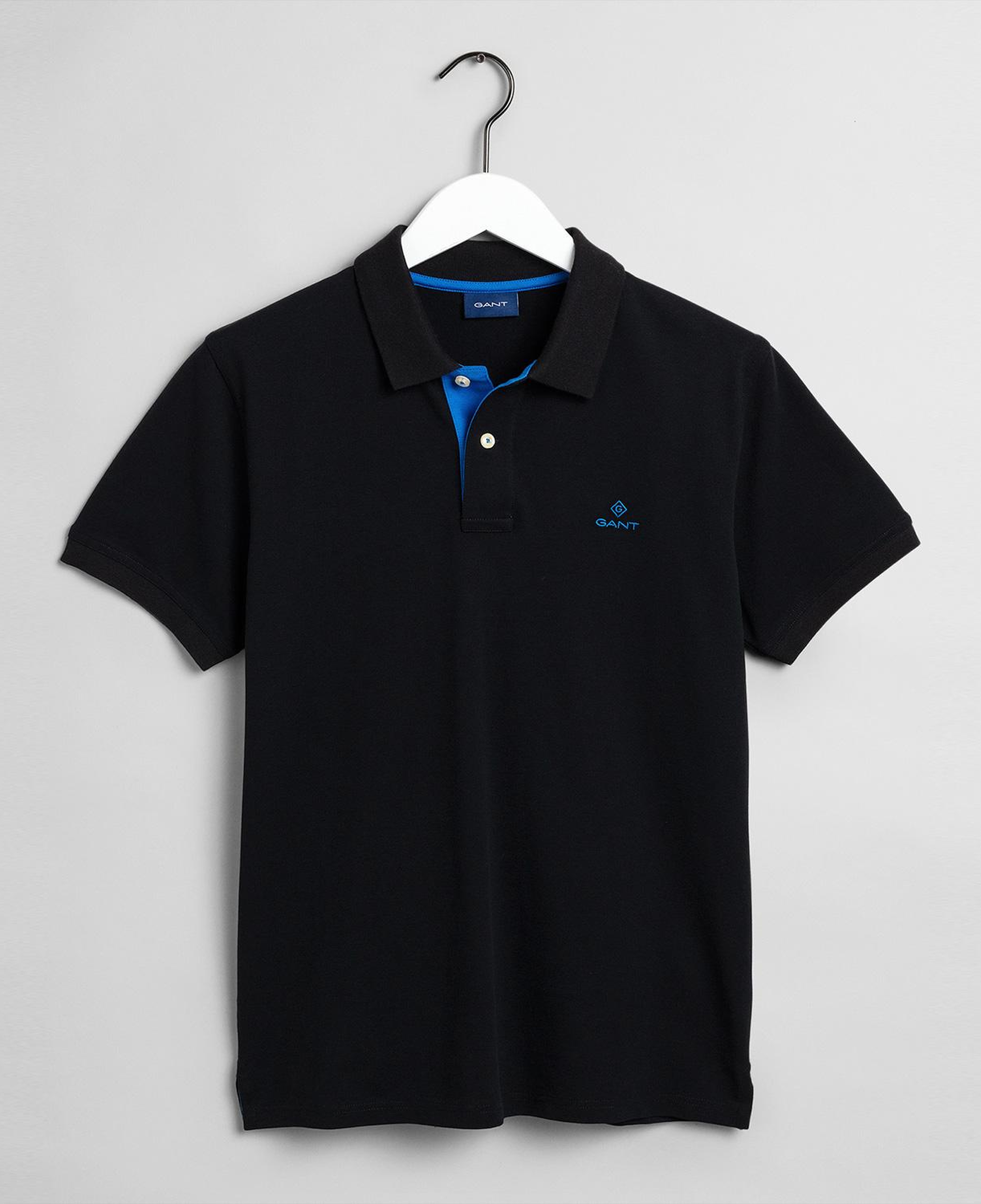 GANT Erkek Siyah Slim Fit Polo