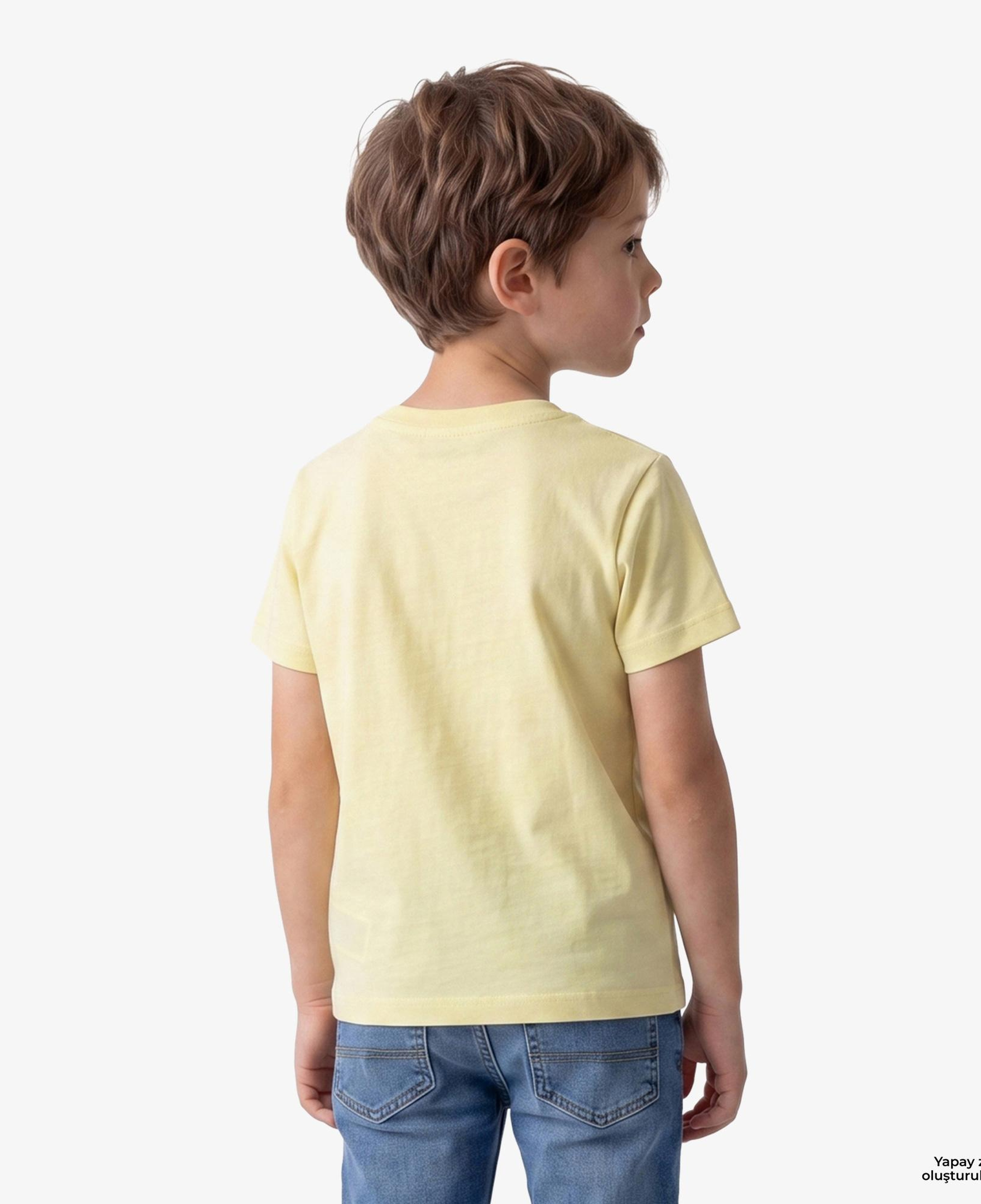 Calvin Klein Logo Çocuk Sarı T-Shirt