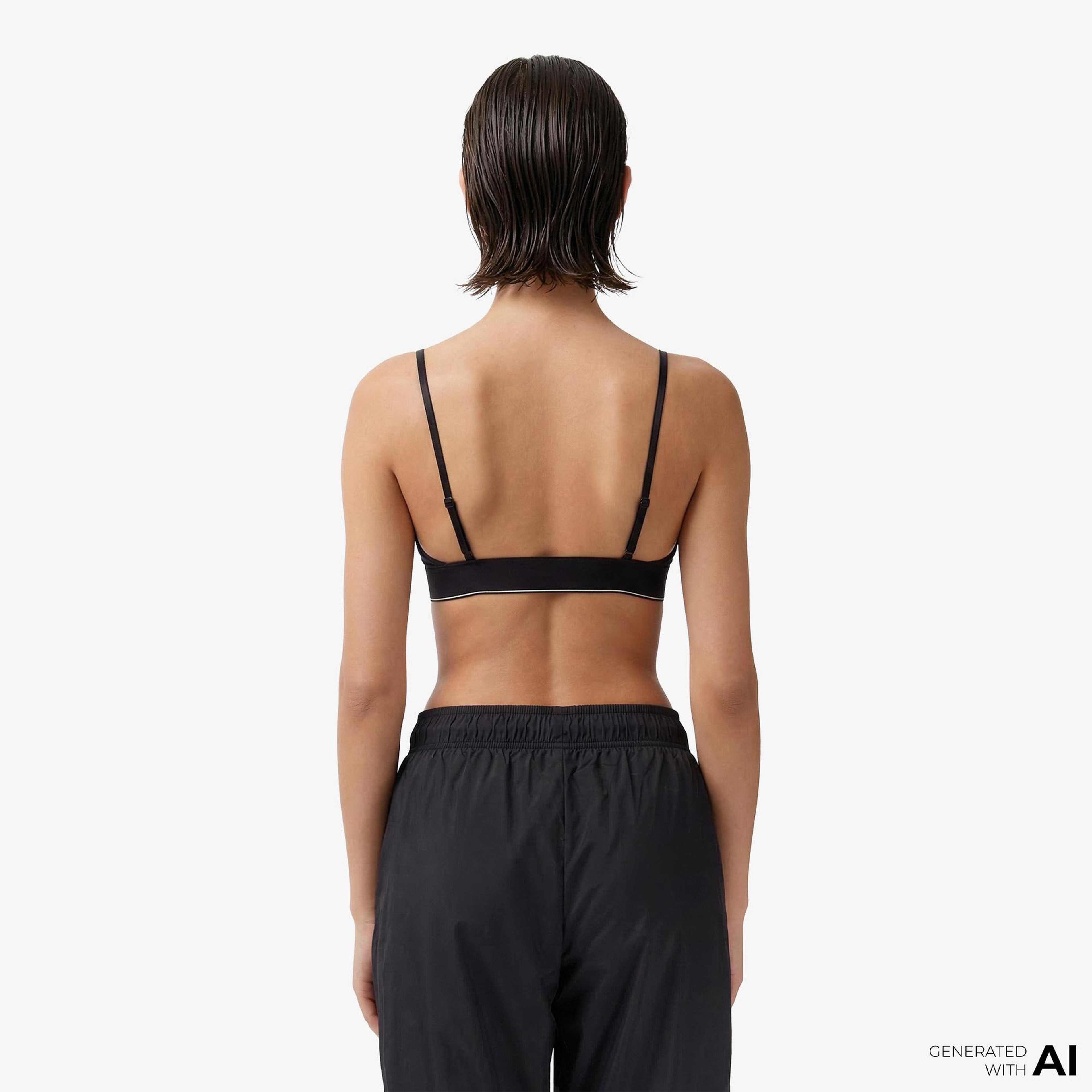 Calvin Klein Unlined Kadın Siyah Spor Sütyeni